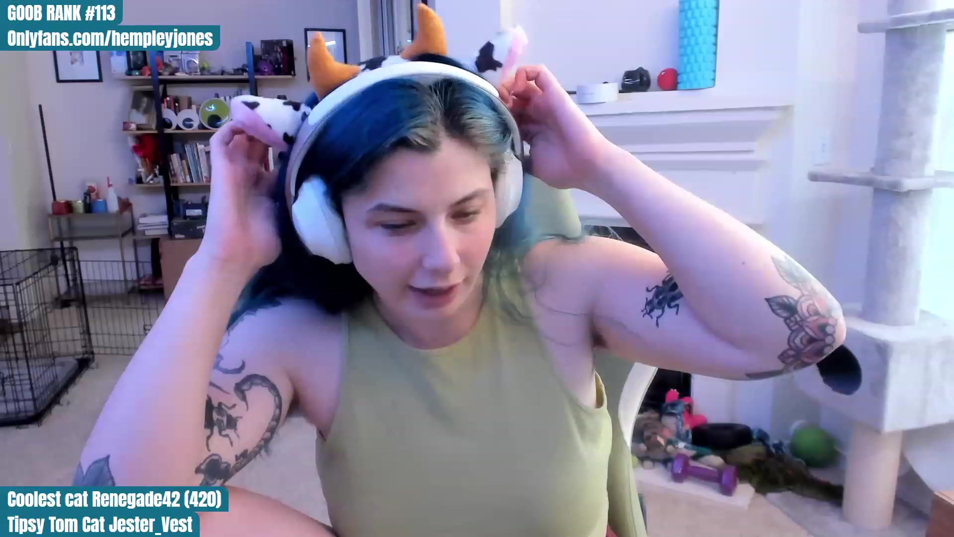 Gallery image thumbnail from Hemppopotamus's myfreecams stream on, 05/16/2023, 24:03 image 13 of 20