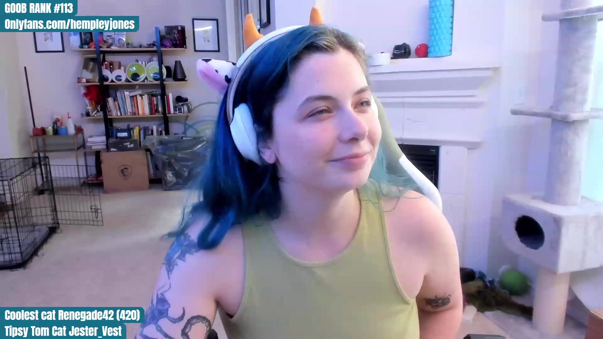 Gallery image thumbnail from Hemppopotamus's myfreecams stream on, 05/16/2023, 24:03 image 15 of 20