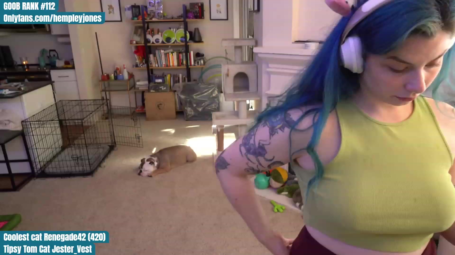 Gallery image thumbnail from Hemppopotamus's myfreecams stream on, 05/16/2023, 24:25 image 4 of 20