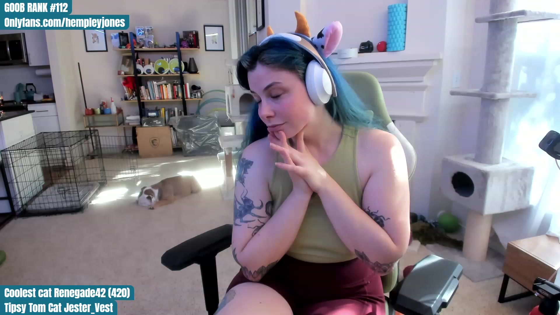 Gallery image thumbnail from Hemppopotamus's myfreecams stream on, 05/16/2023, 24:25 image 20 of 20