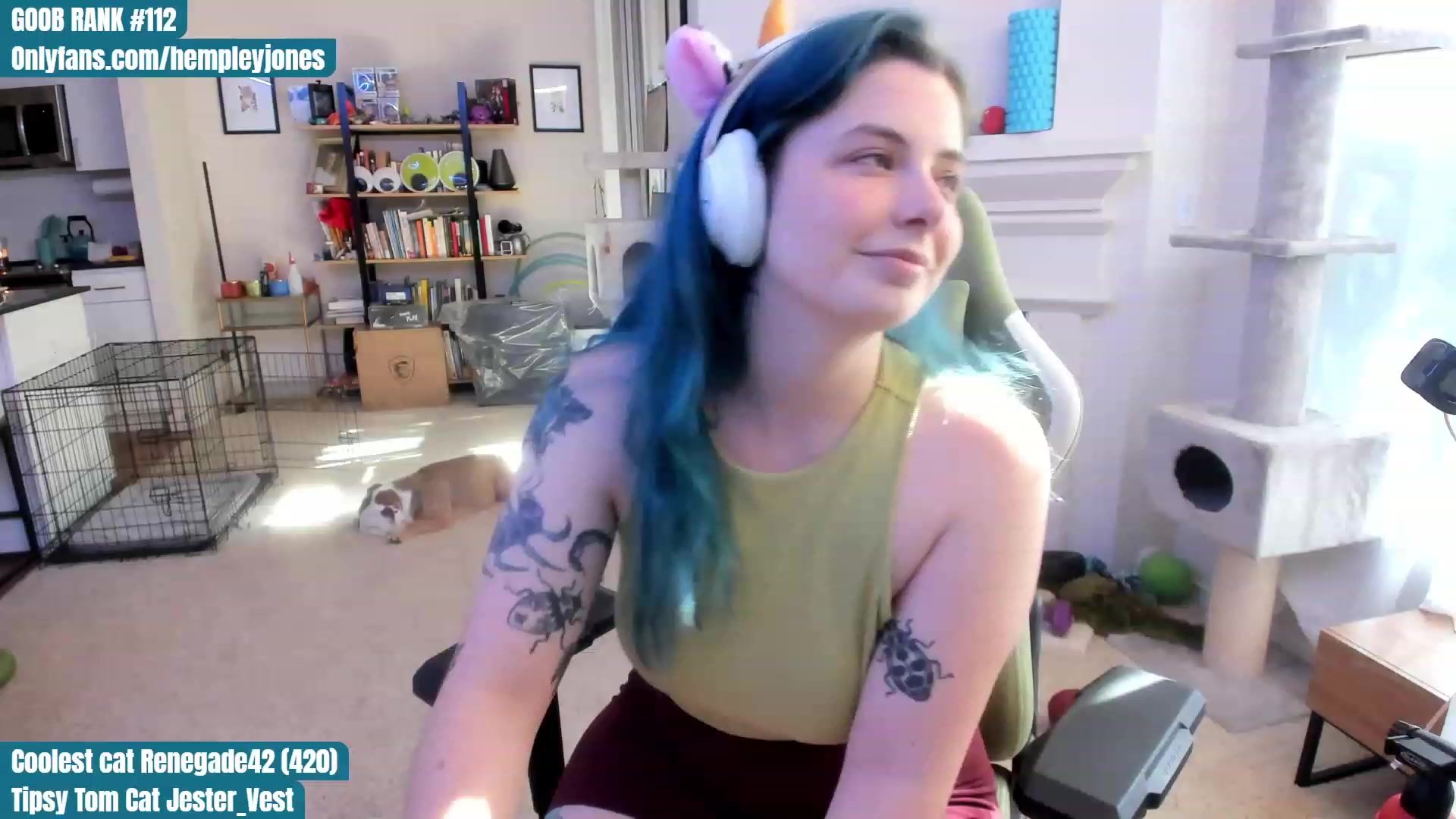 Gallery image thumbnail from Hemppopotamus's myfreecams stream on, 05/16/2023, 24:25 image 17 of 20