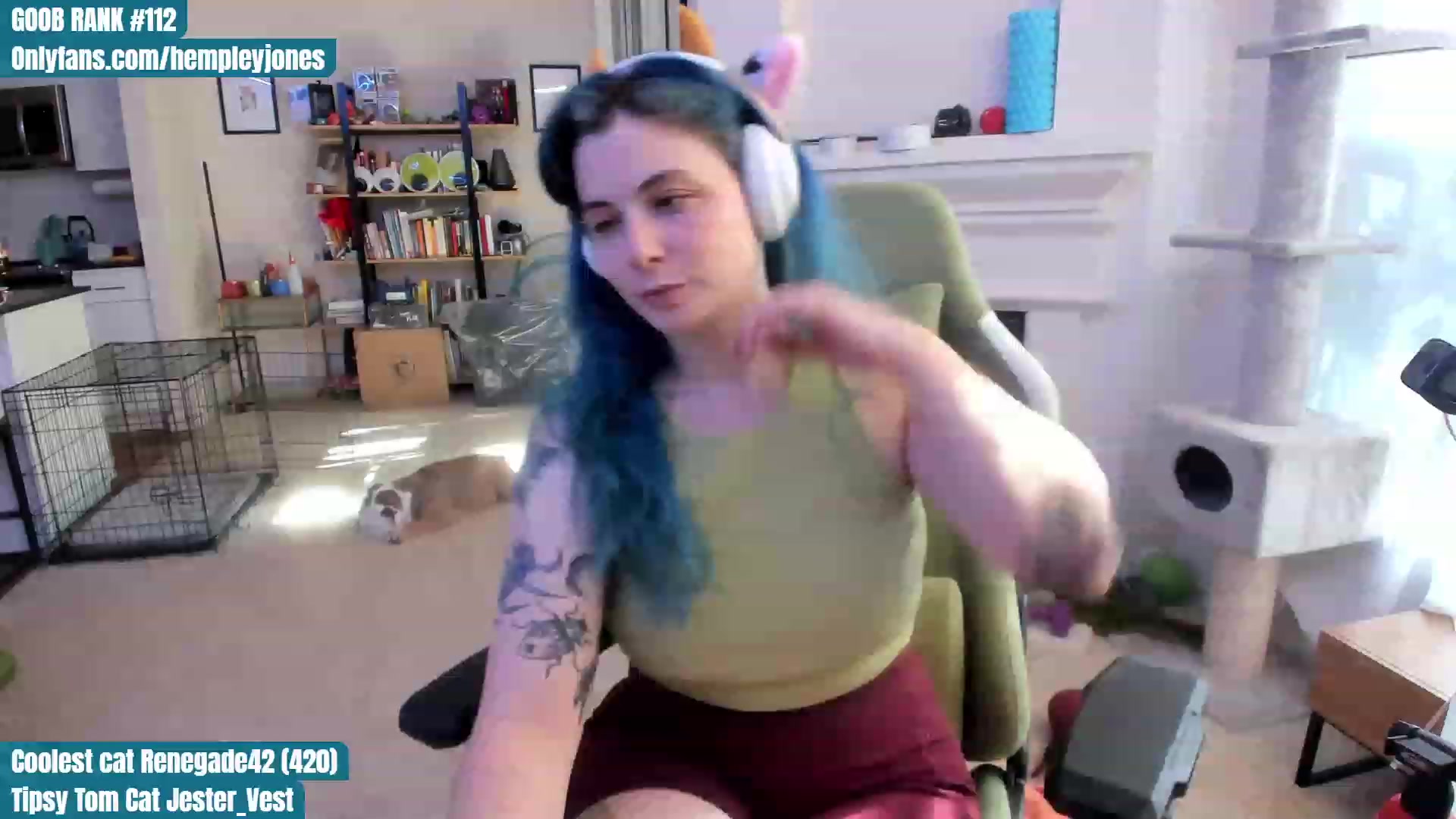 Gallery image thumbnail from Hemppopotamus's myfreecams stream on, 05/16/2023, 24:25 image 16 of 20