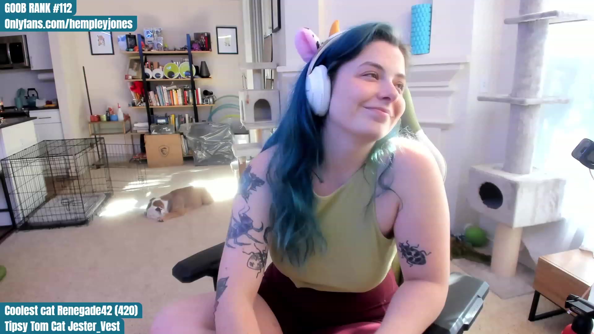 Gallery image thumbnail from Hemppopotamus's myfreecams stream on, 05/16/2023, 24:25 image 19 of 20