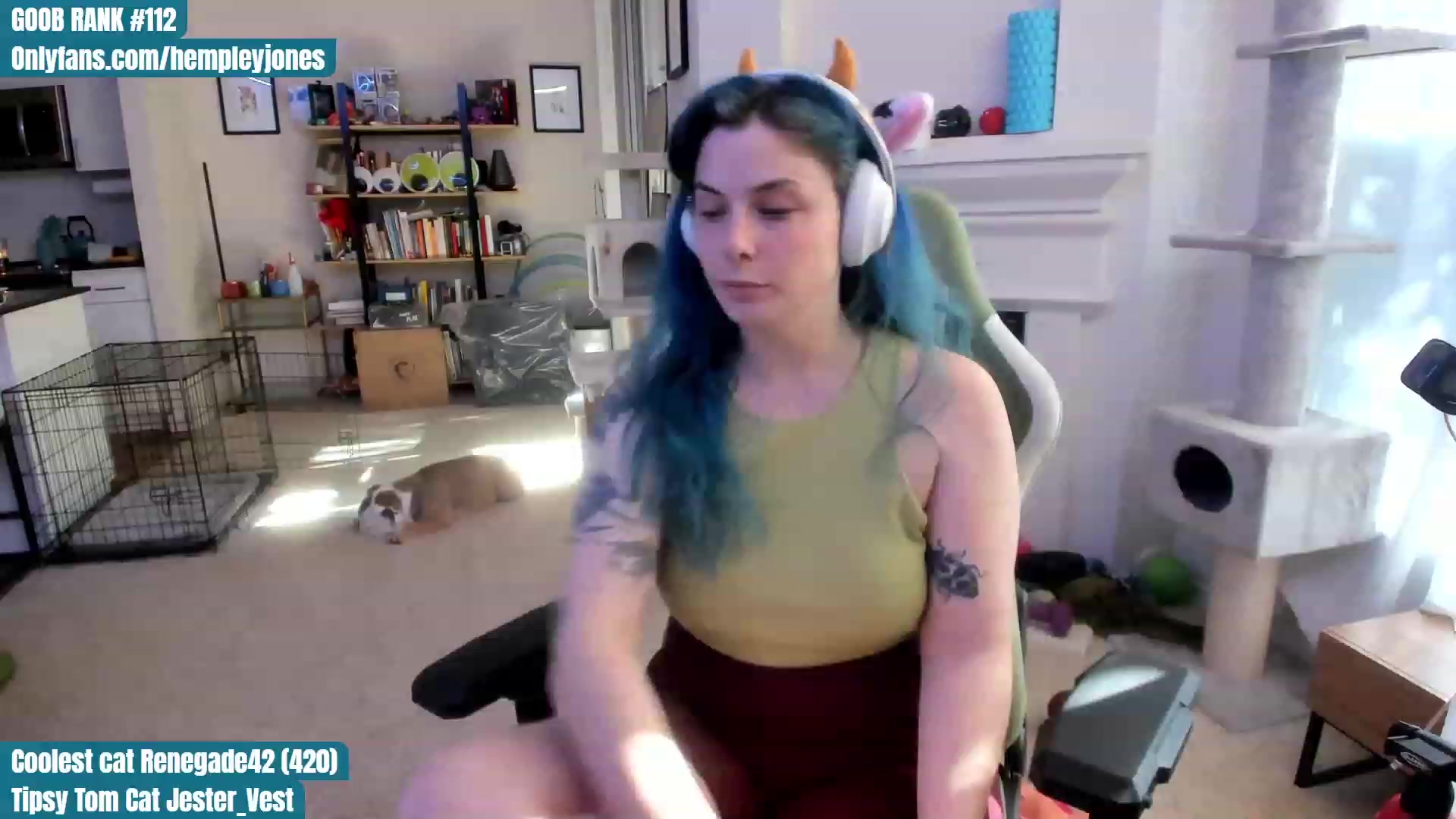 Gallery image thumbnail from Hemppopotamus's myfreecams stream on, 05/16/2023, 24:25 image 18 of 20