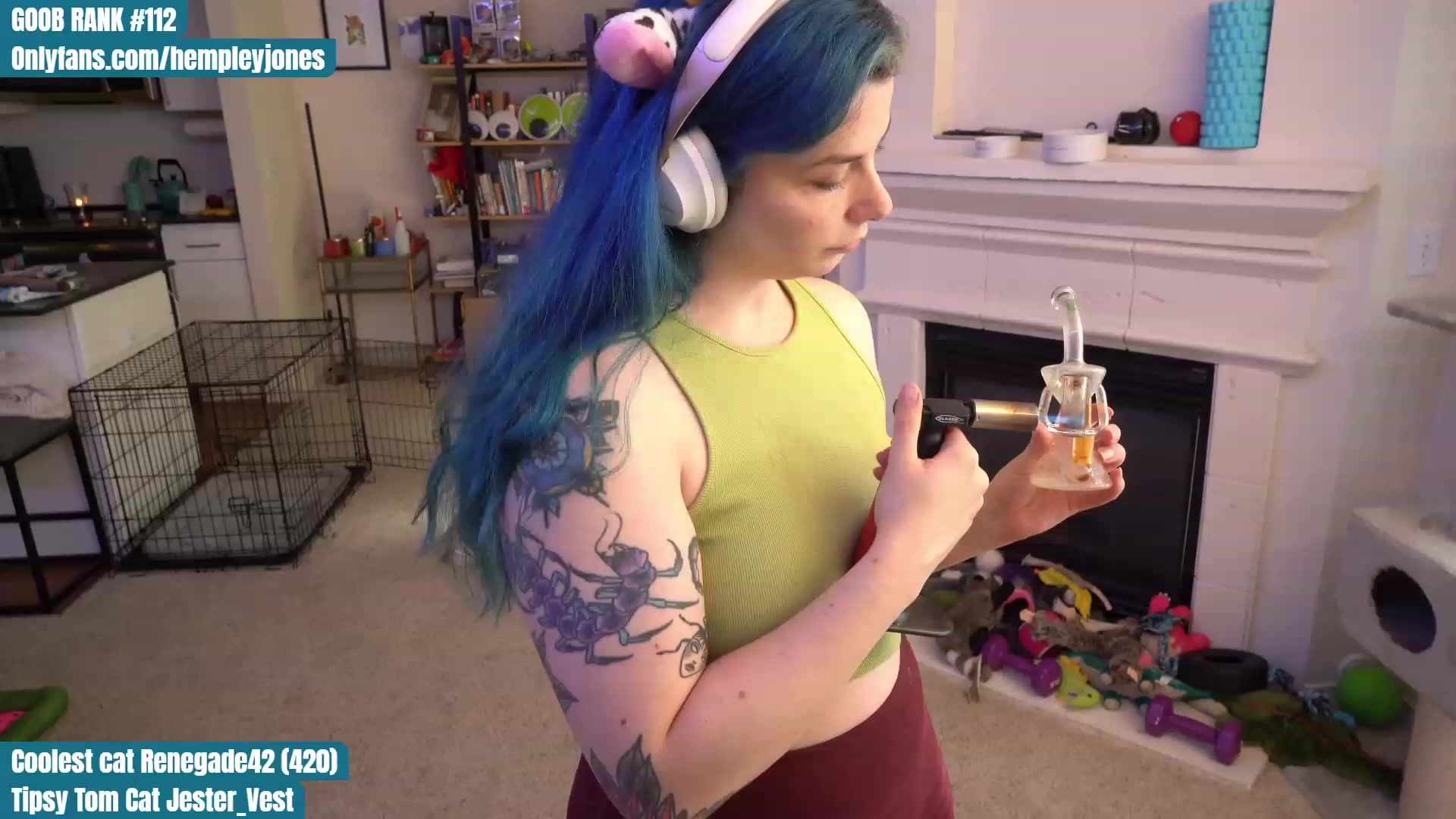 Gallery image thumbnail from Hemppopotamus's myfreecams stream on, 05/16/2023, 24:25 image 5 of 20