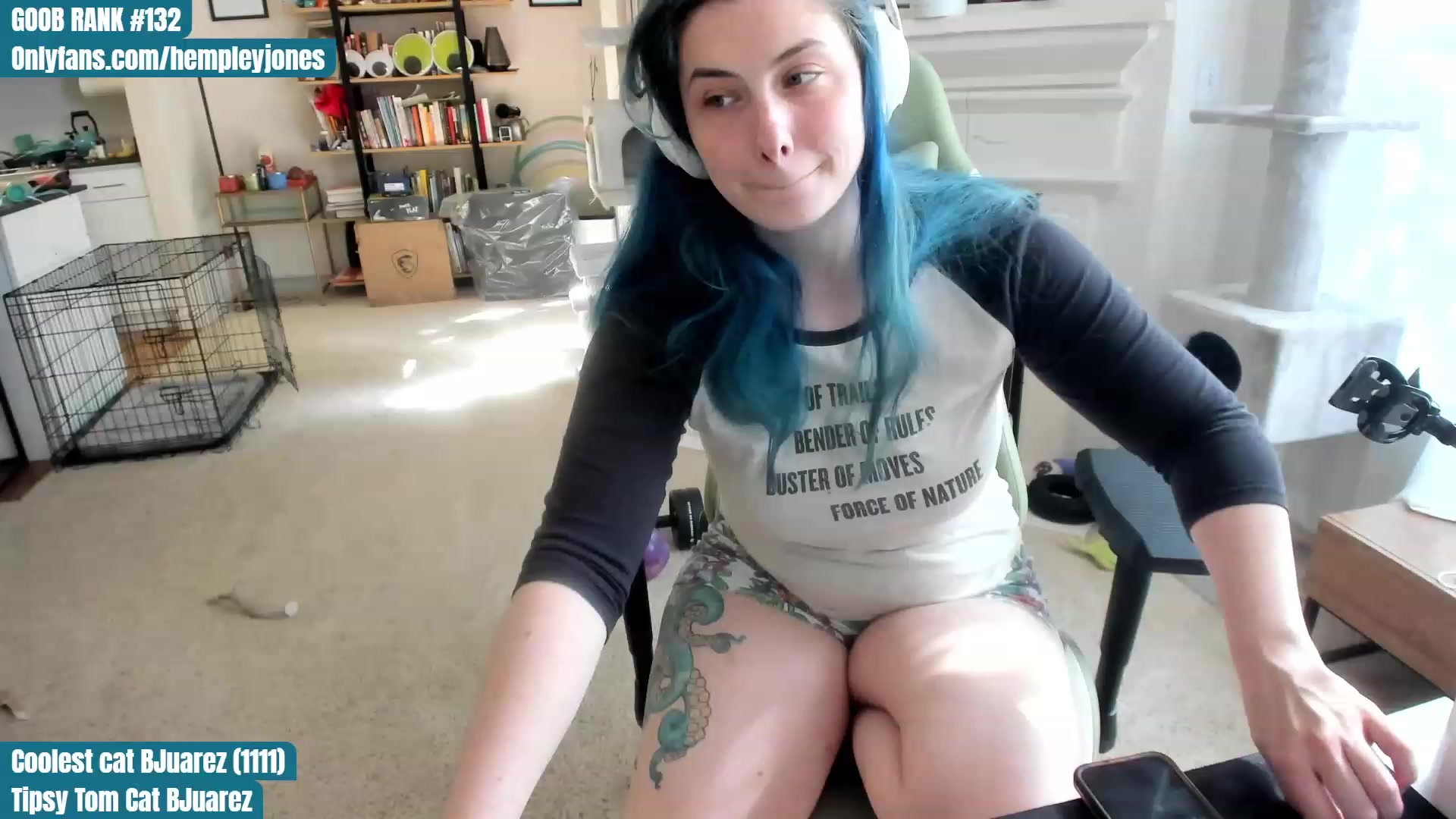Gallery image thumbnail from Hemppopotamus's myfreecams stream on, 05/20/2023, 24:52 image 7 of 20
