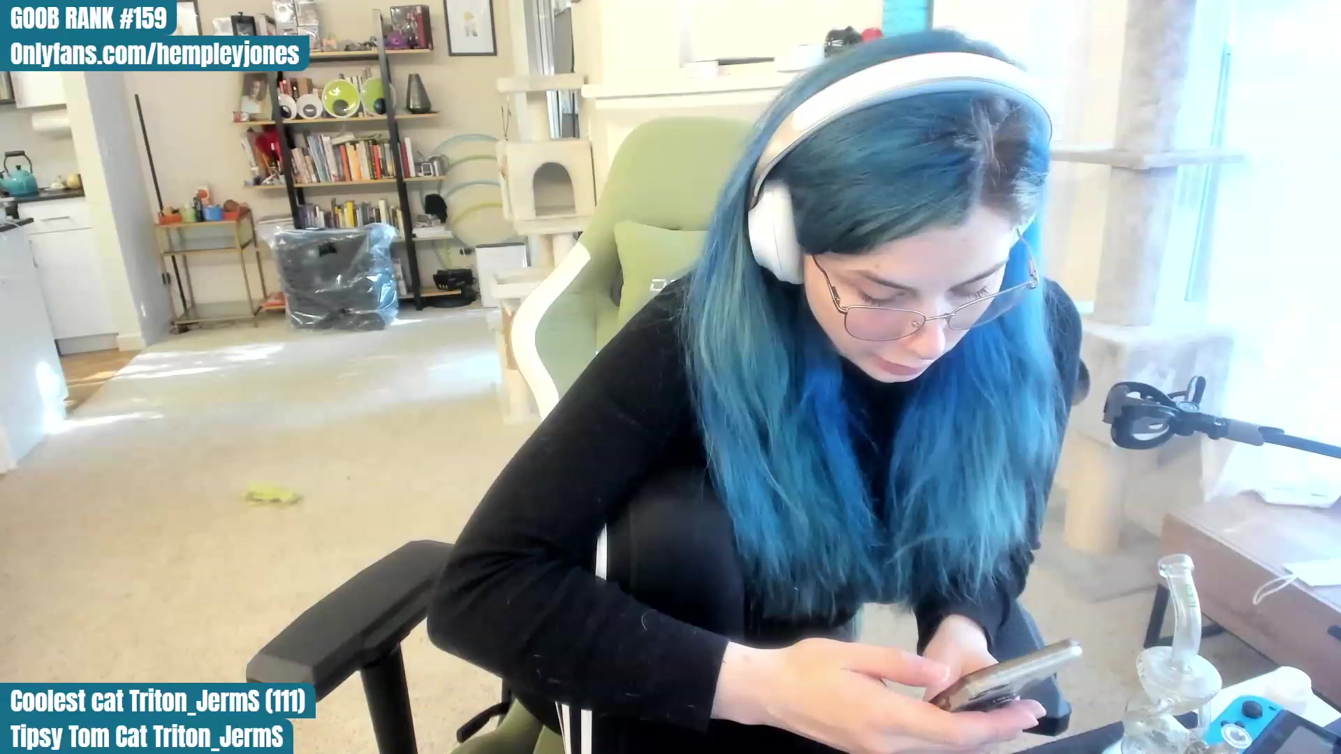 Gallery image thumbnail from Hemppopotamus's myfreecams stream on, 06/02/2023, 01:47 image 16 of 20