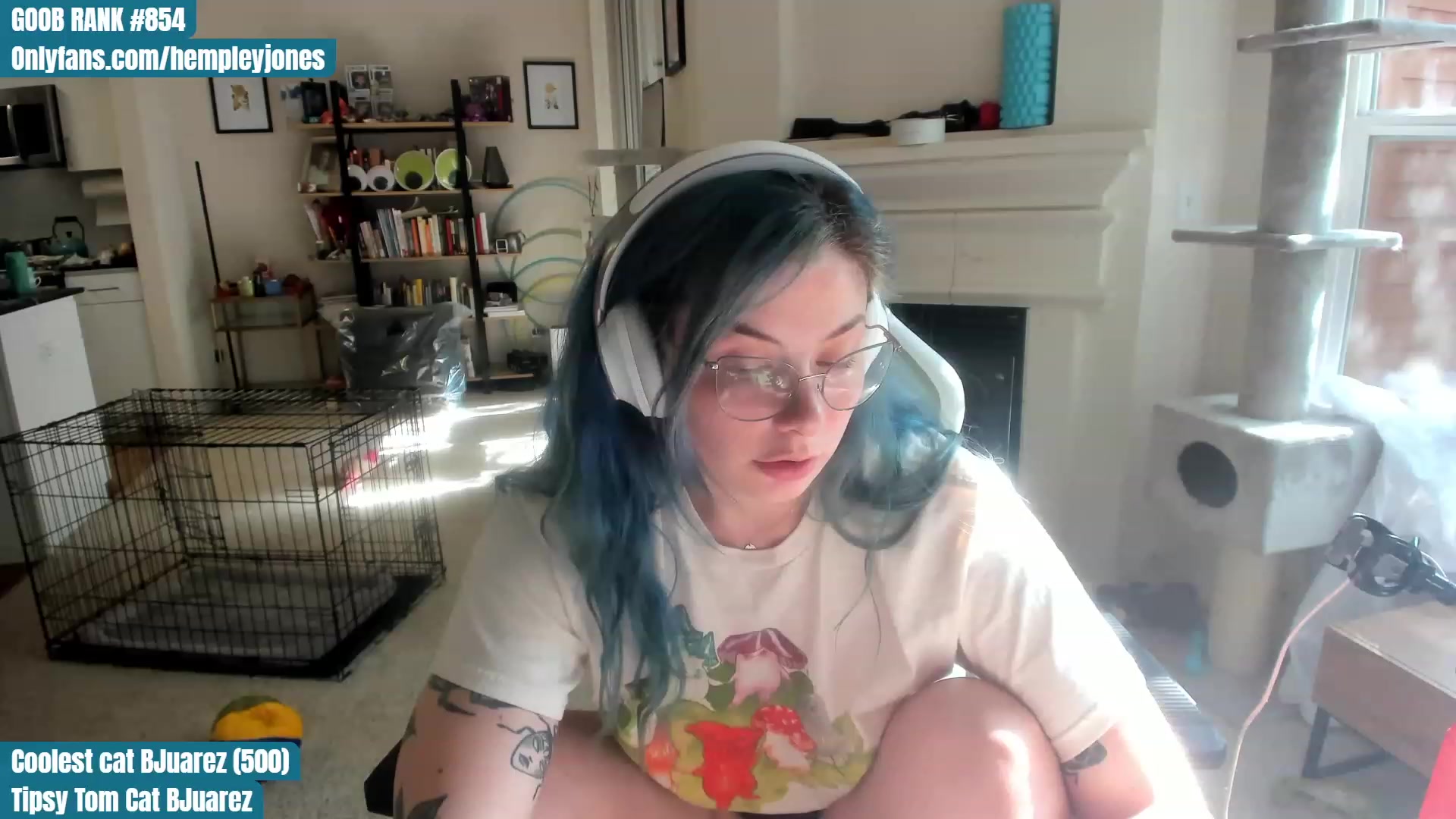 Gallery image thumbnail from Hemppopotamus's myfreecams stream on, 06/09/2023, 24:08 image 6 of 20