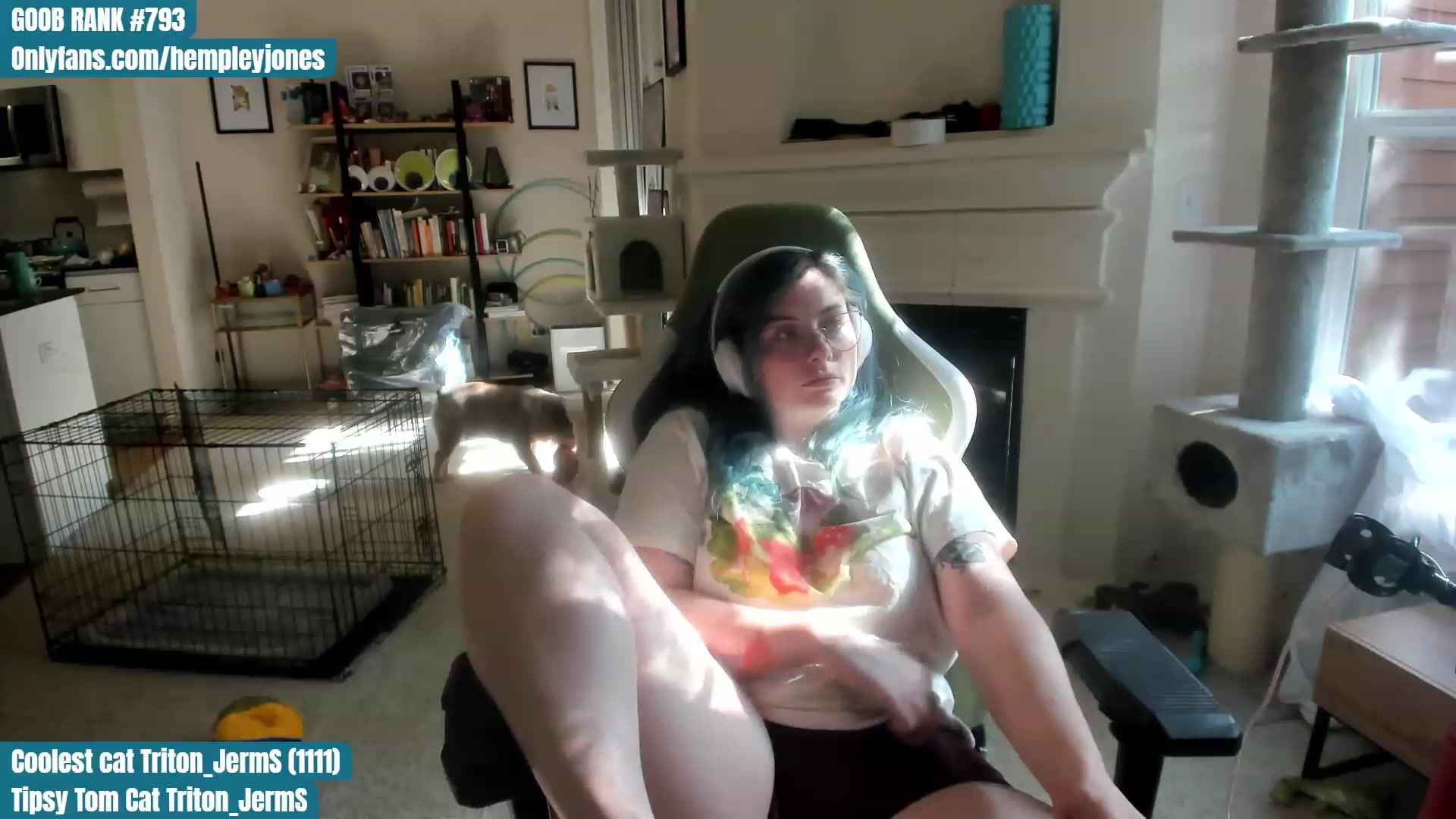 Gallery image thumbnail from Hemppopotamus's myfreecams stream on, 06/09/2023, 24:08 image 9 of 20
