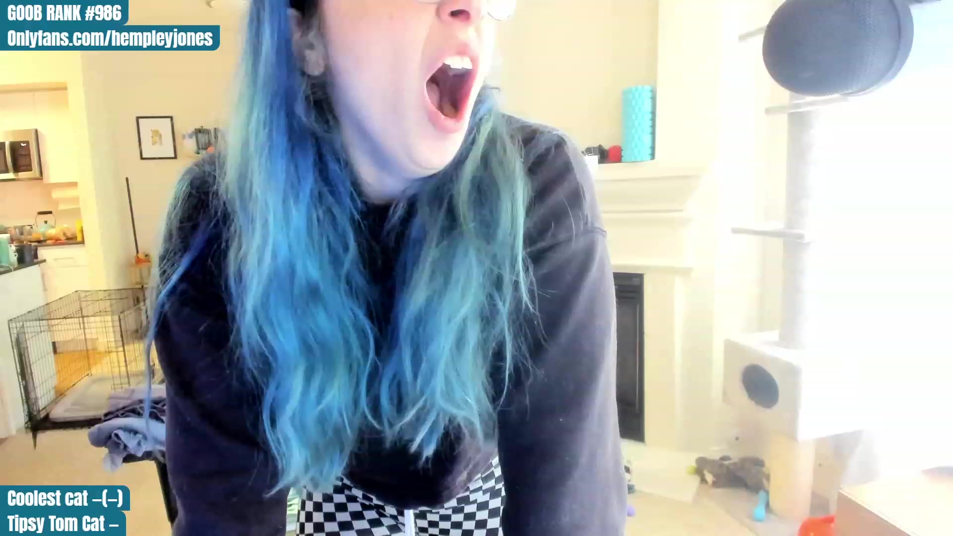 Gallery image thumbnail from Hemppopotamus's myfreecams stream on, 06/11/2023, 23:15 image 1 of 20