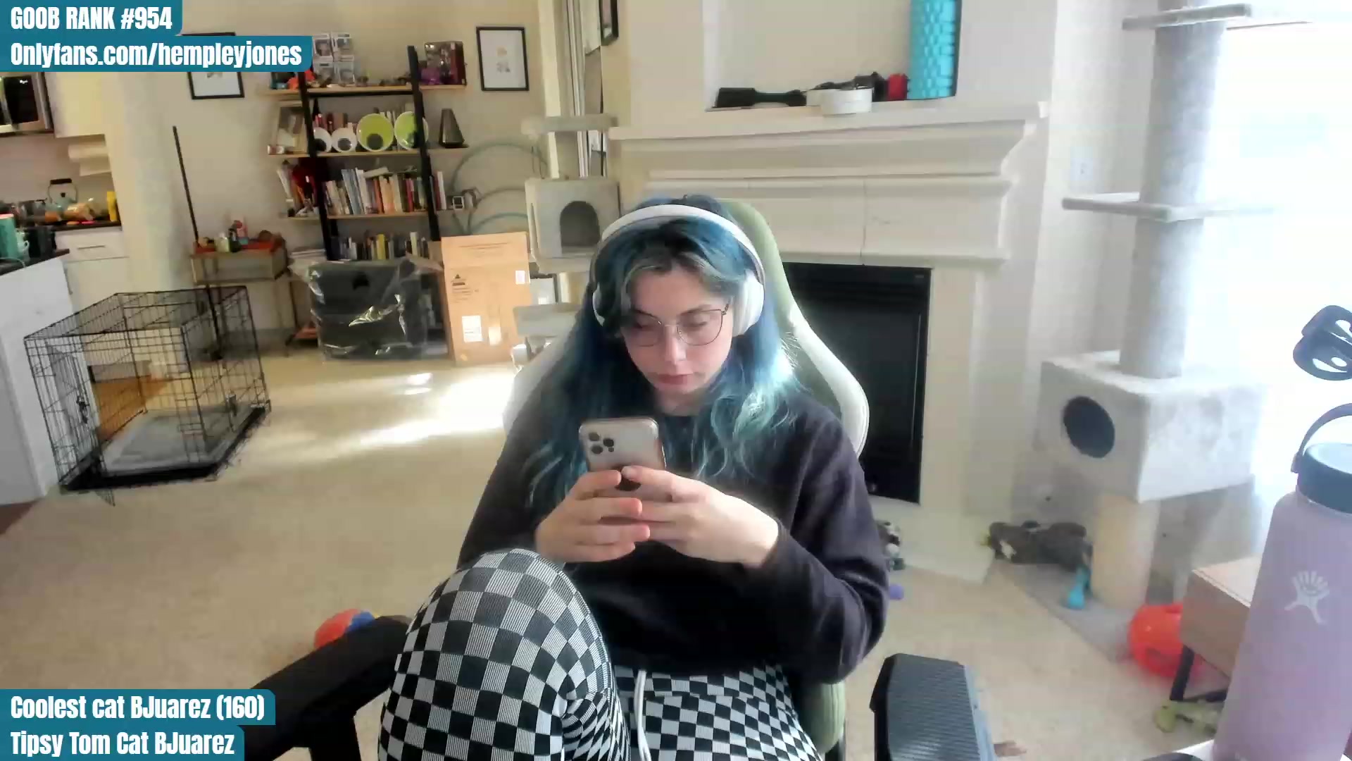 Gallery image thumbnail from Hemppopotamus's myfreecams stream on, 06/12/2023, 24:14 image 19 of 20