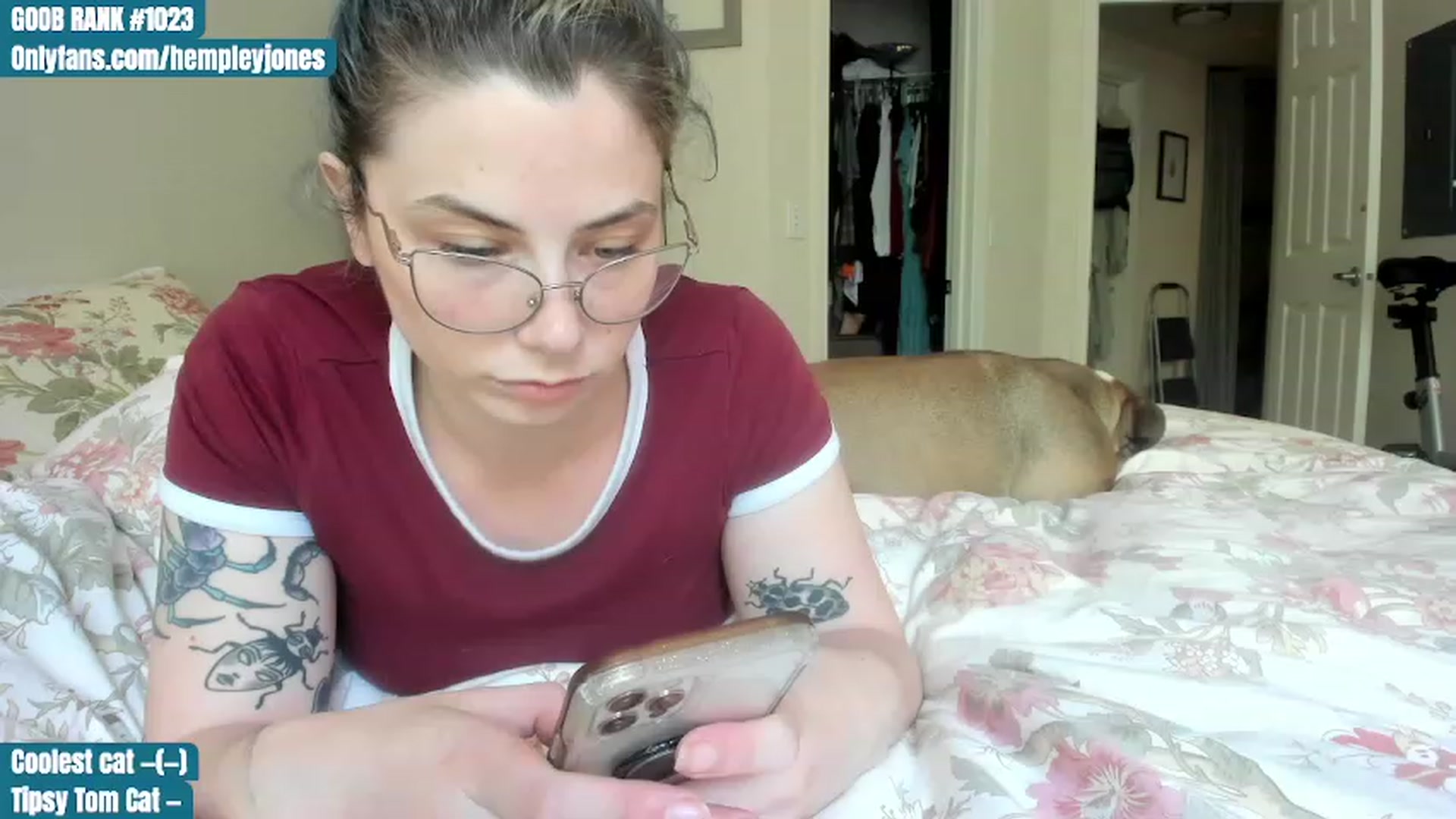 Gallery image thumbnail from Hemppopotamus's myfreecams stream on, 06/12/2023, 23:24 image 4 of 20