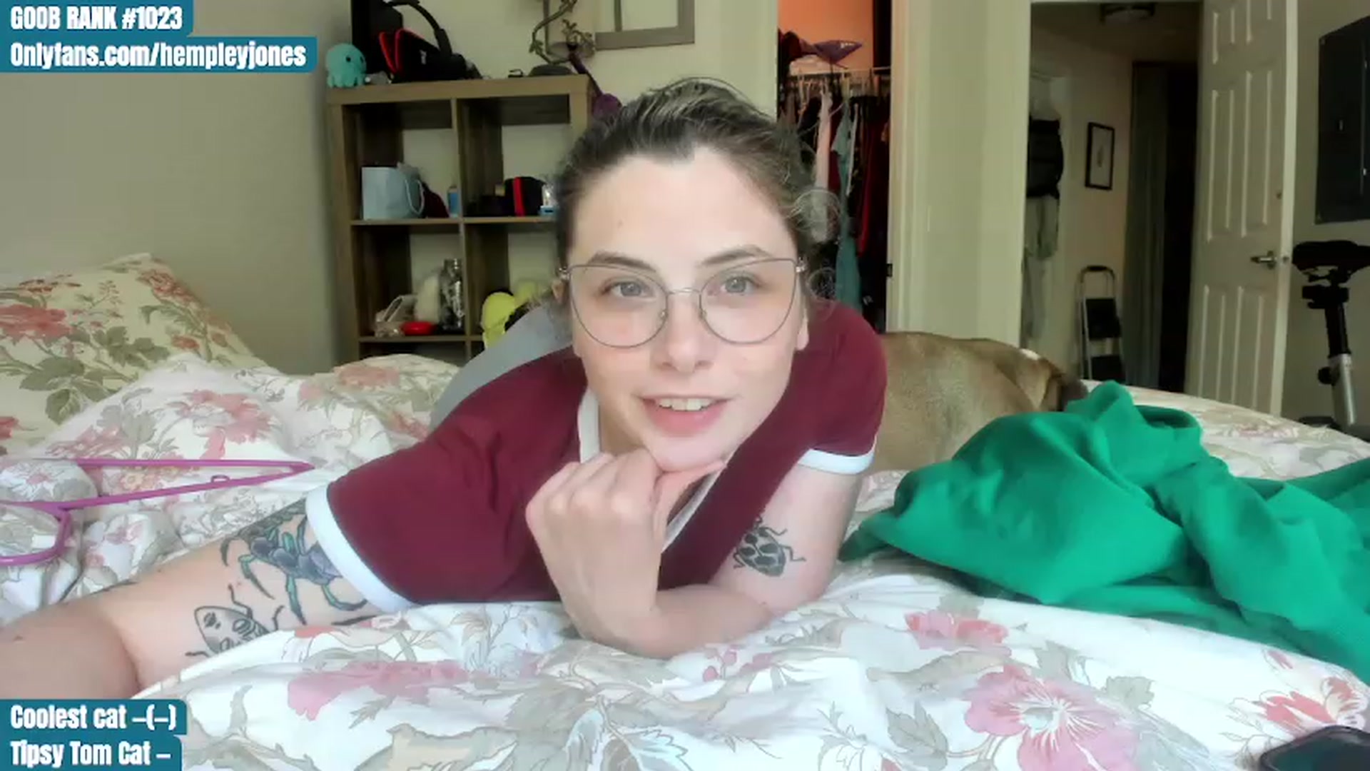 Gallery image thumbnail from Hemppopotamus's myfreecams stream on, 06/12/2023, 23:24 image 5 of 20