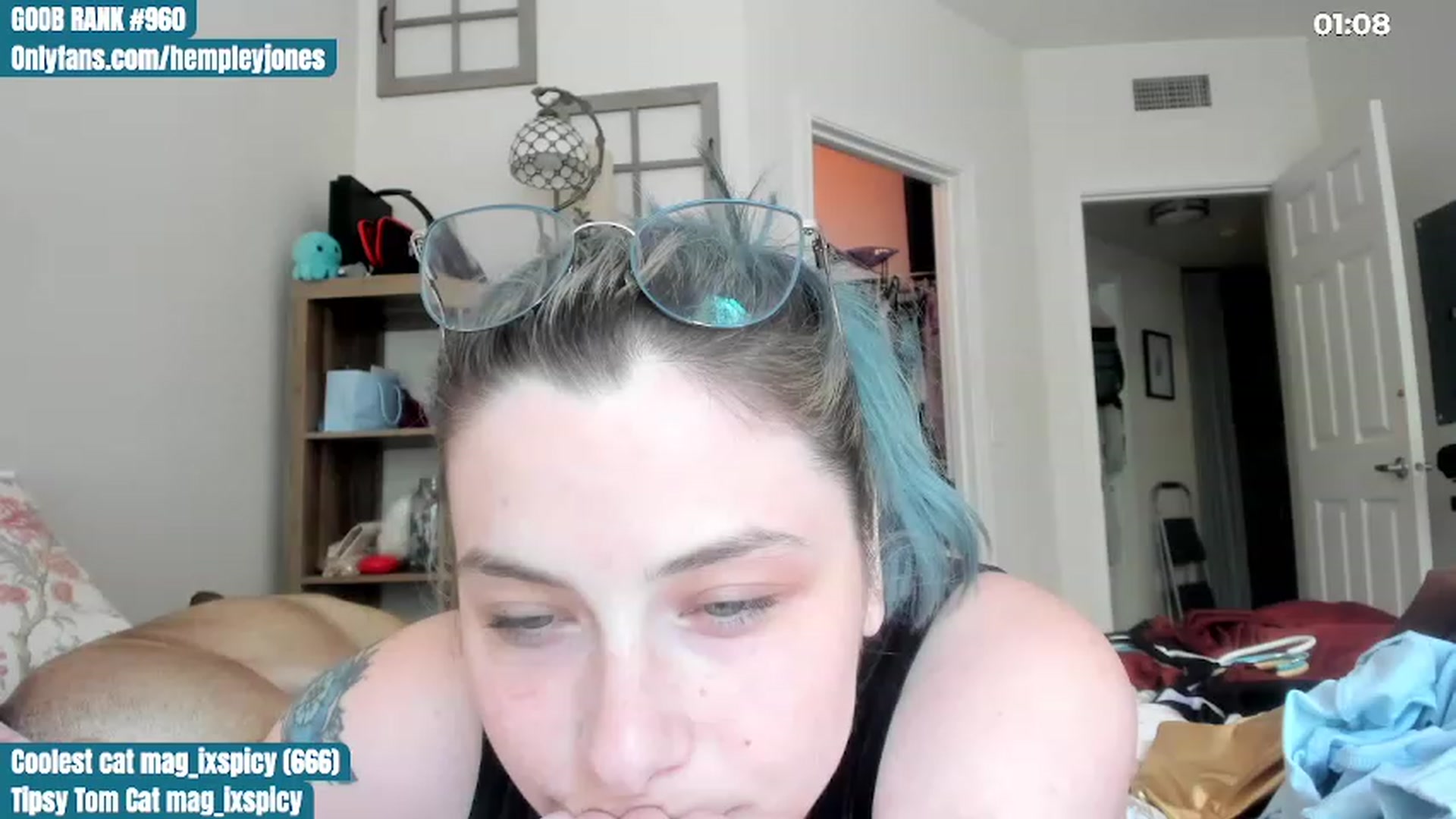 Gallery image thumbnail from Hemppopotamus's myfreecams stream on, 06/12/2023, 23:24 image 16 of 20