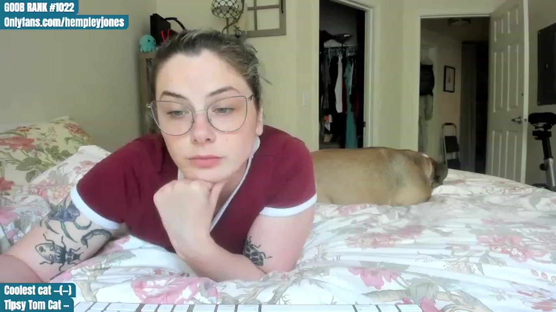 Gallery image thumbnail from Hemppopotamus's myfreecams stream on, 06/12/2023, 23:24 image 2 of 20