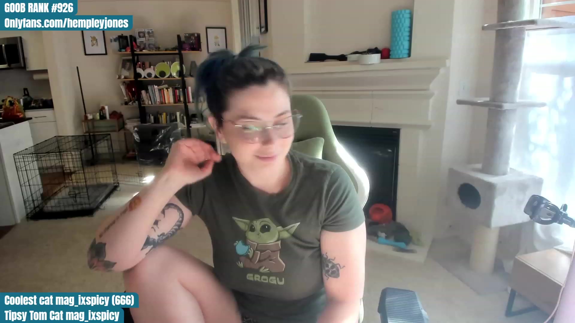 Gallery image thumbnail from Hemppopotamus's myfreecams stream on, 06/13/2023, 01:05 image 8 of 20