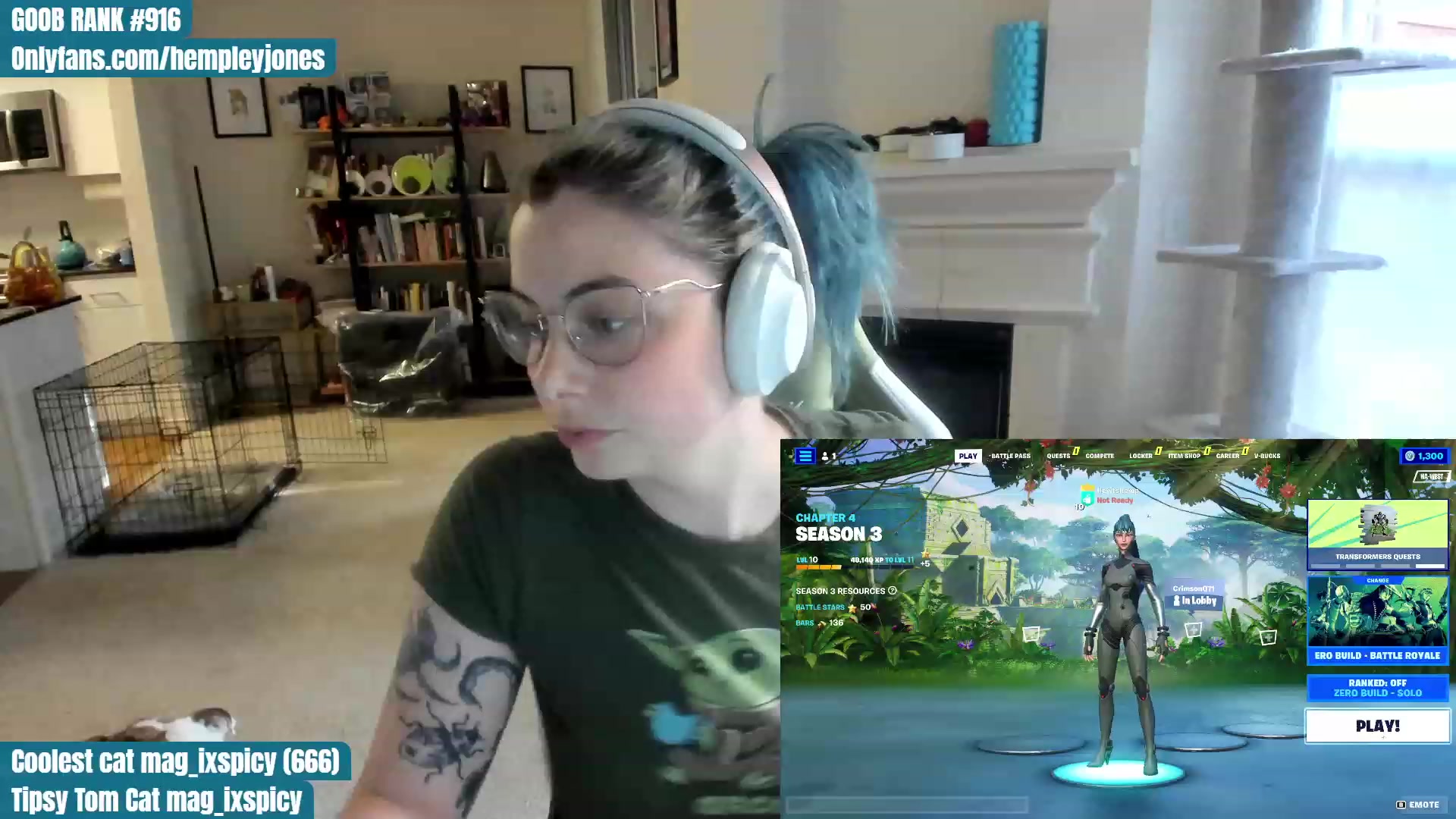 Gallery image thumbnail from Hemppopotamus's myfreecams stream on, 06/13/2023, 02:19 image 8 of 20