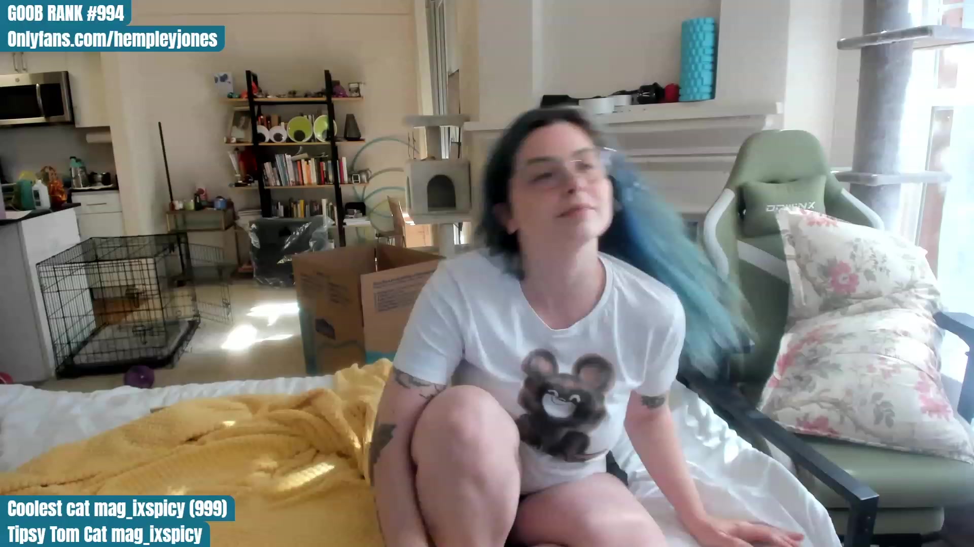 Gallery image thumbnail from Hemppopotamus's myfreecams stream on, 06/16/2023, 24:58 image 11 of 20