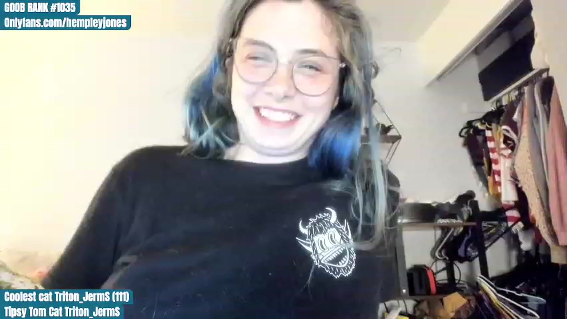 Gallery image thumbnail from Hemppopotamus's myfreecams stream on, 07/01/2023, 03:00 image 1 of 20