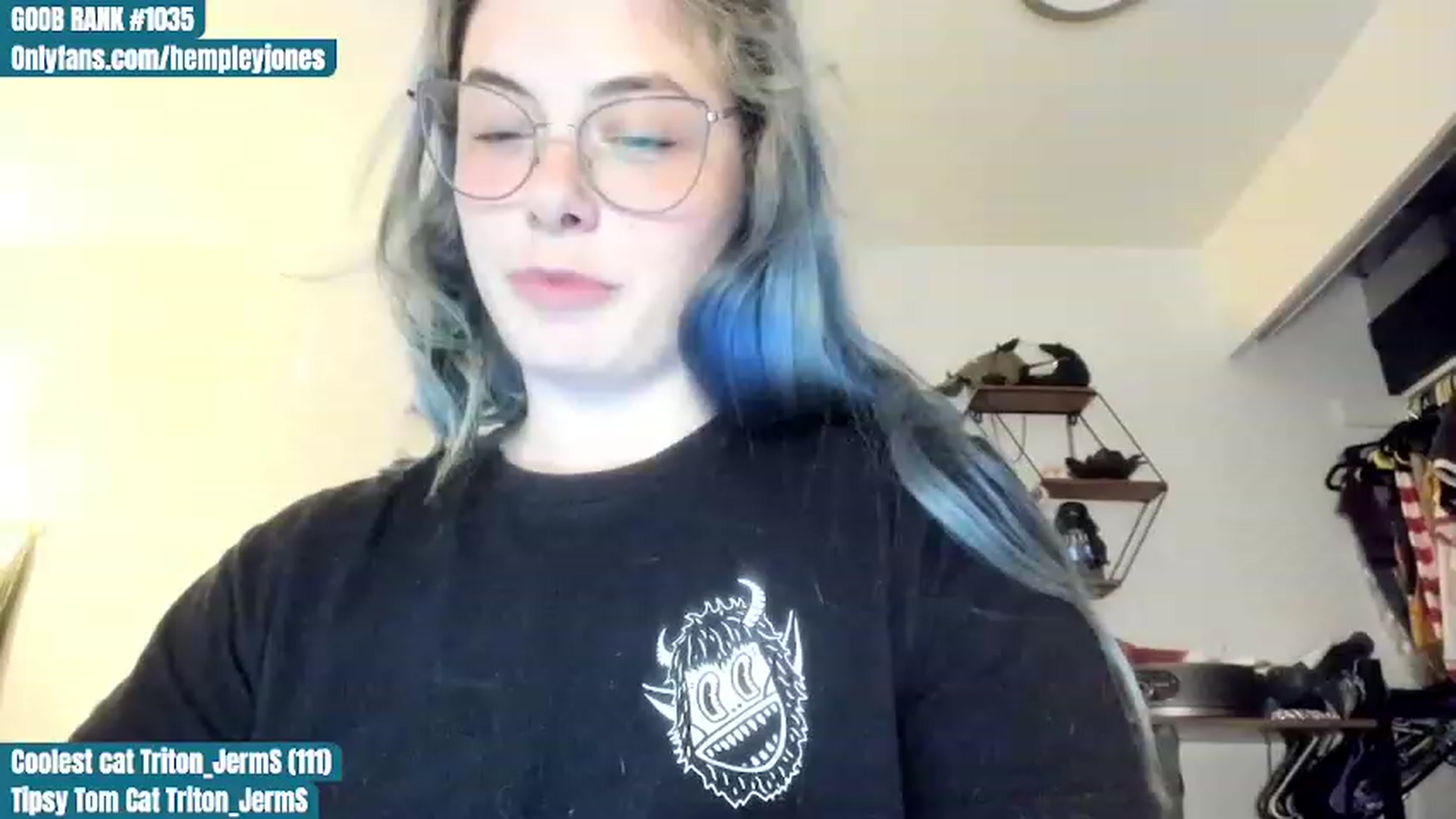 Gallery image thumbnail from Hemppopotamus's myfreecams stream on, 07/01/2023, 03:00 image 2 of 20