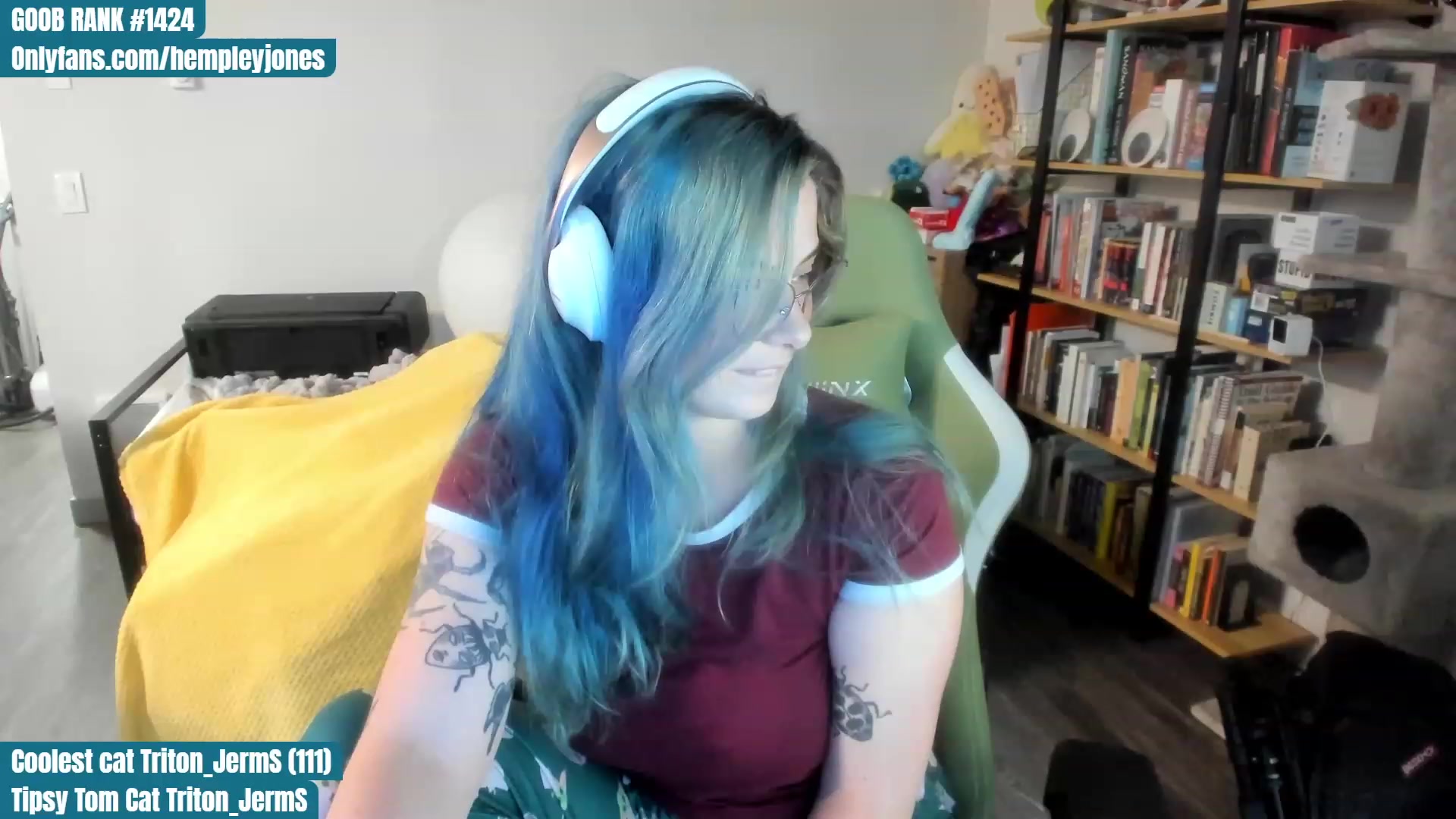 Gallery image thumbnail from Hemppopotamus's myfreecams stream on, 07/09/2023, 24:06 image 4 of 20