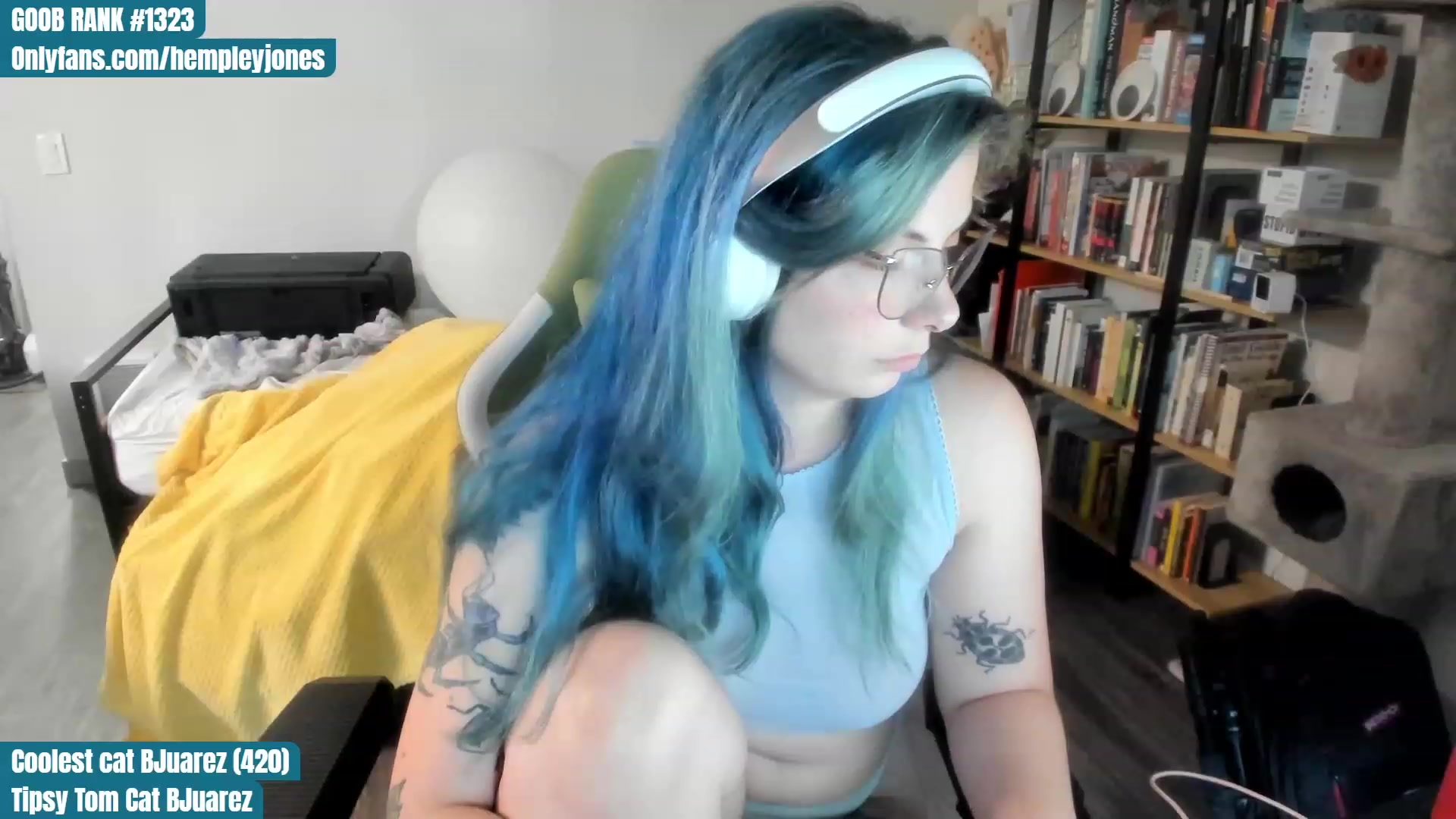 Gallery image thumbnail from Hemppopotamus's myfreecams stream on, 07/09/2023, 24:06 image 18 of 20