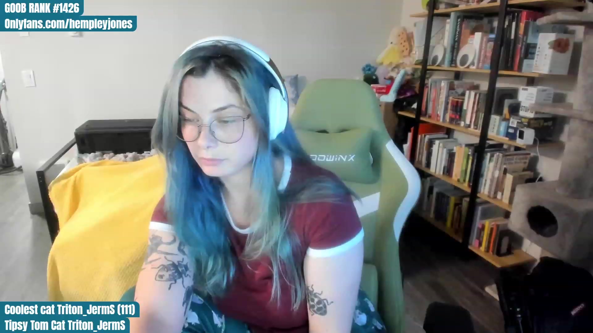 Gallery image thumbnail from Hemppopotamus's myfreecams stream on, 07/09/2023, 24:06 image 5 of 20