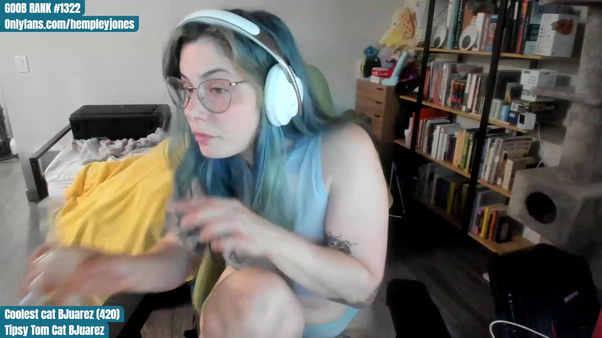 Gallery image thumbnail from Hemppopotamus's myfreecams stream on, 07/09/2023, 24:06 image 17 of 20