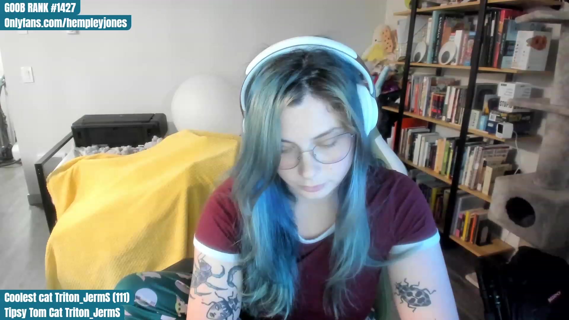 Gallery image thumbnail from Hemppopotamus's myfreecams stream on, 07/09/2023, 24:06 image 6 of 20