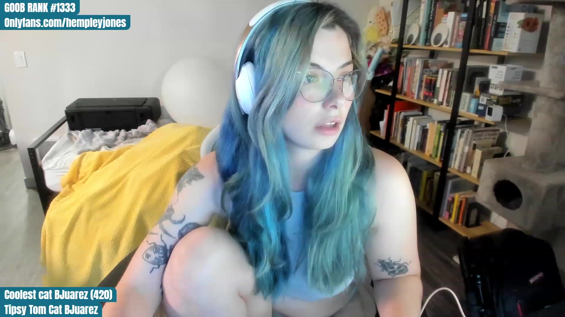 Gallery image thumbnail from Hemppopotamus's myfreecams stream on, 07/09/2023, 24:06 image 14 of 20