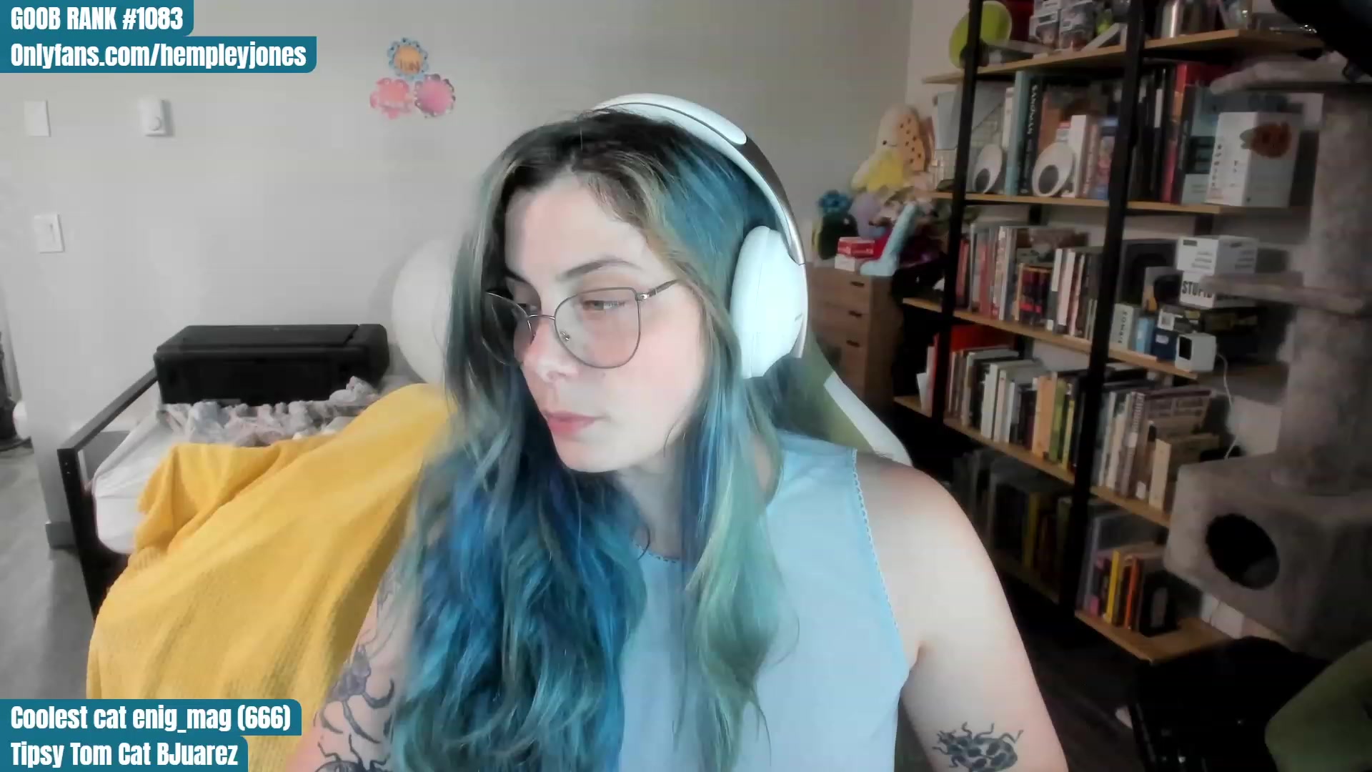 Gallery image thumbnail from Hemppopotamus's myfreecams stream on, 07/09/2023, 03:03 image 15 of 20