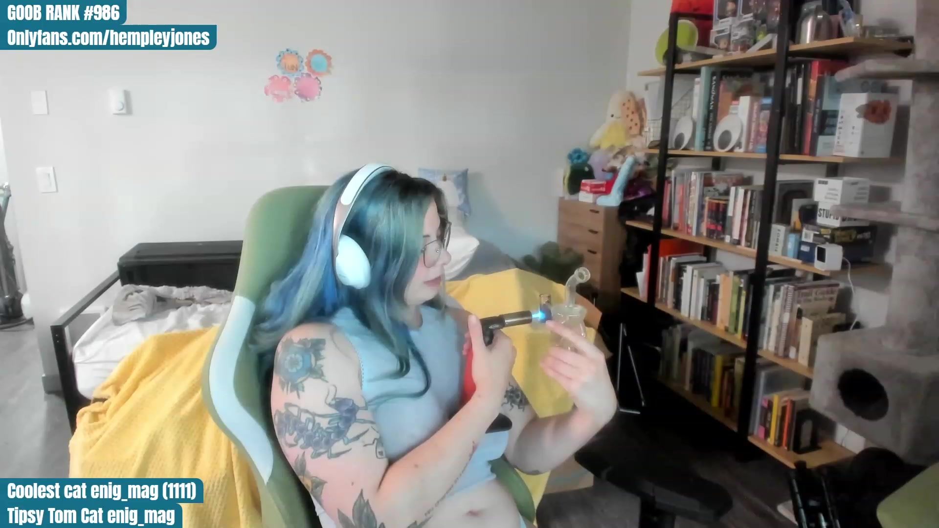 Gallery image thumbnail from Hemppopotamus's myfreecams stream on, 07/09/2023, 03:03 image 18 of 20