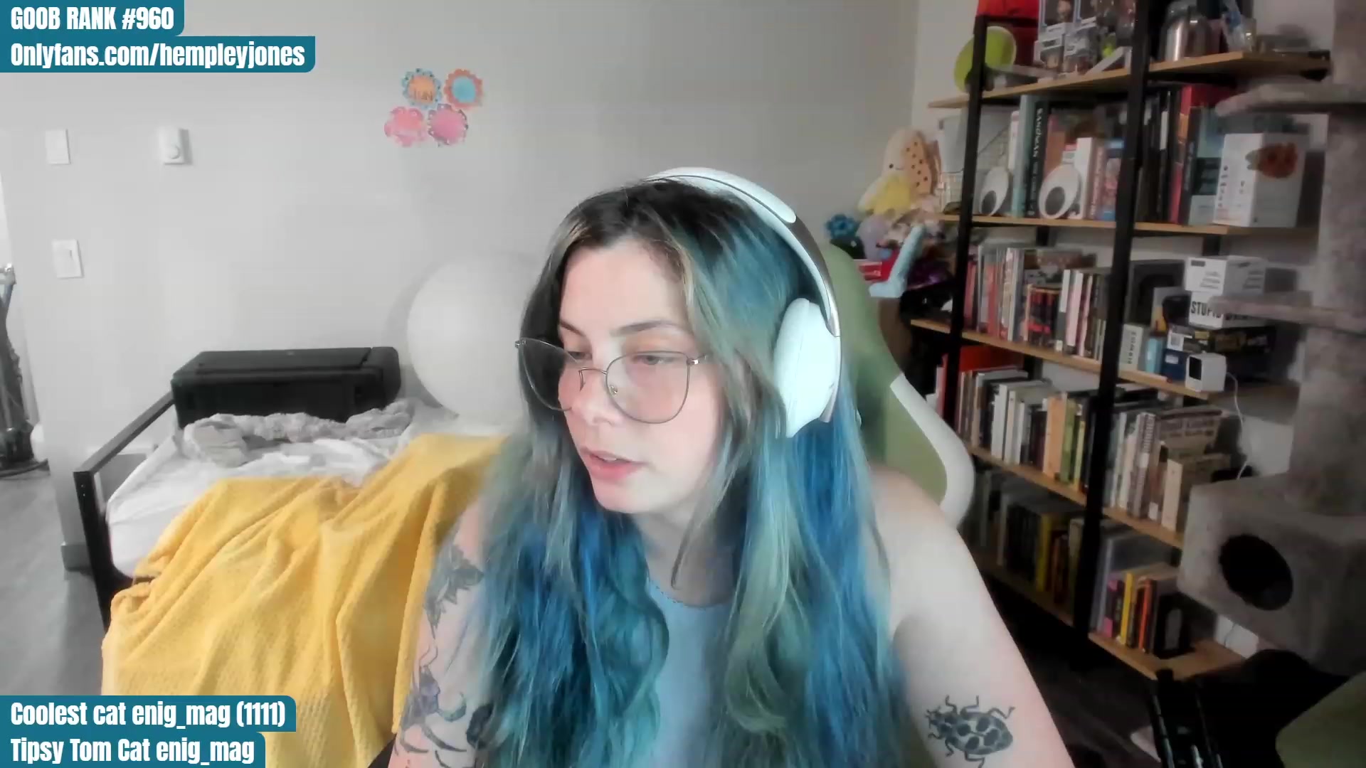 Gallery image thumbnail from Hemppopotamus's myfreecams stream on, 07/09/2023, 03:03 image 19 of 20