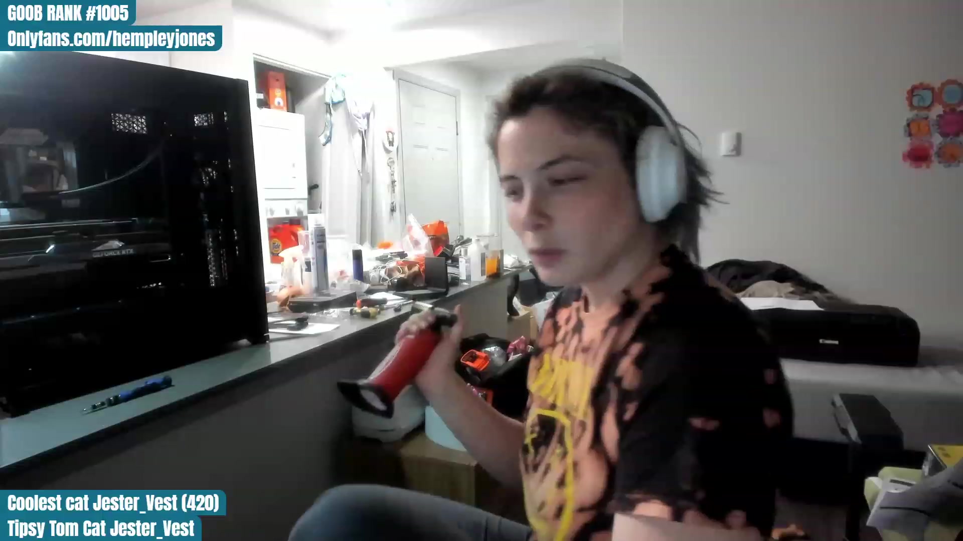 Gallery image thumbnail from Hemppopotamus's myfreecams stream on, 07/11/2023, 01:31 image 15 of 20