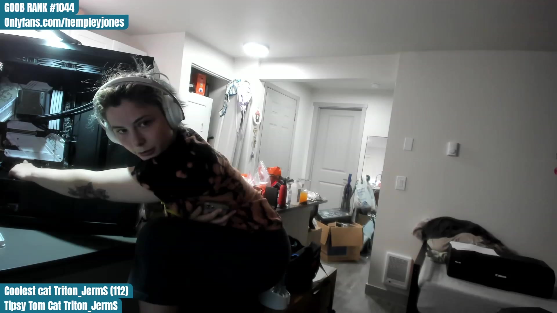 Gallery image thumbnail from Hemppopotamus's myfreecams stream on, 07/11/2023, 01:31 image 9 of 20