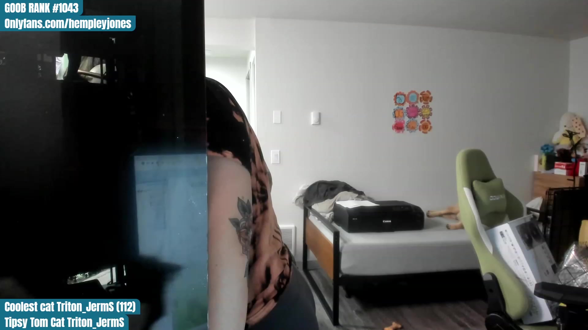 Gallery image thumbnail from Hemppopotamus's myfreecams stream on, 07/11/2023, 01:31 image 7 of 20