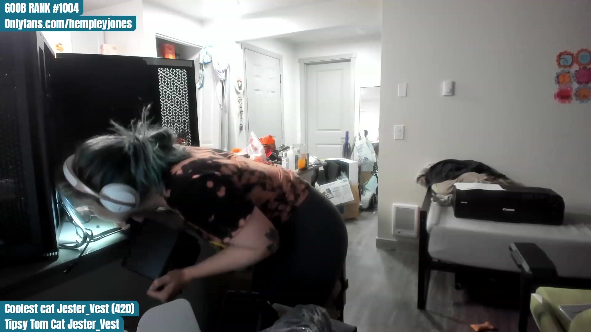 Gallery image thumbnail from Hemppopotamus's myfreecams stream on, 07/11/2023, 01:31 image 18 of 20