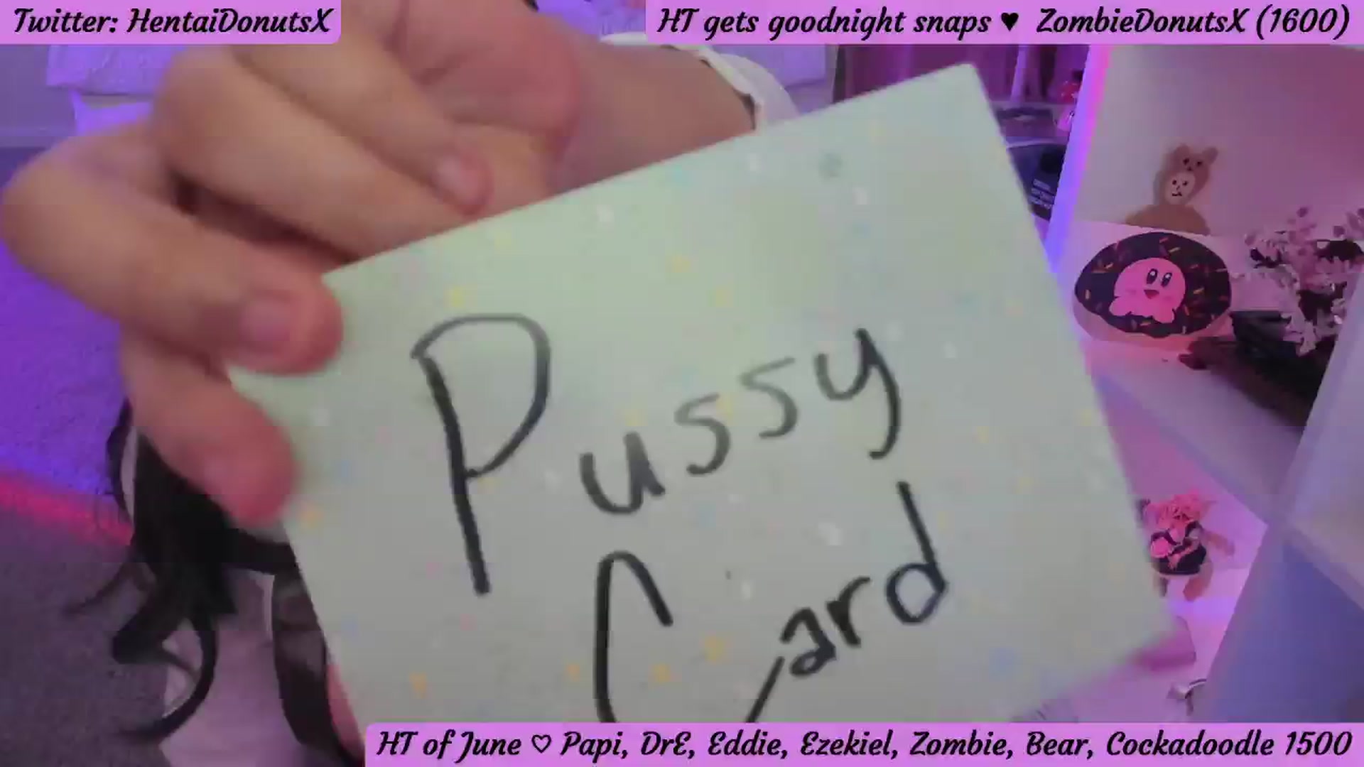 Gallery image thumbnail from HentaiDonuts's myfreecams stream on, 06/16/2024, 07:22 image 19 of 20