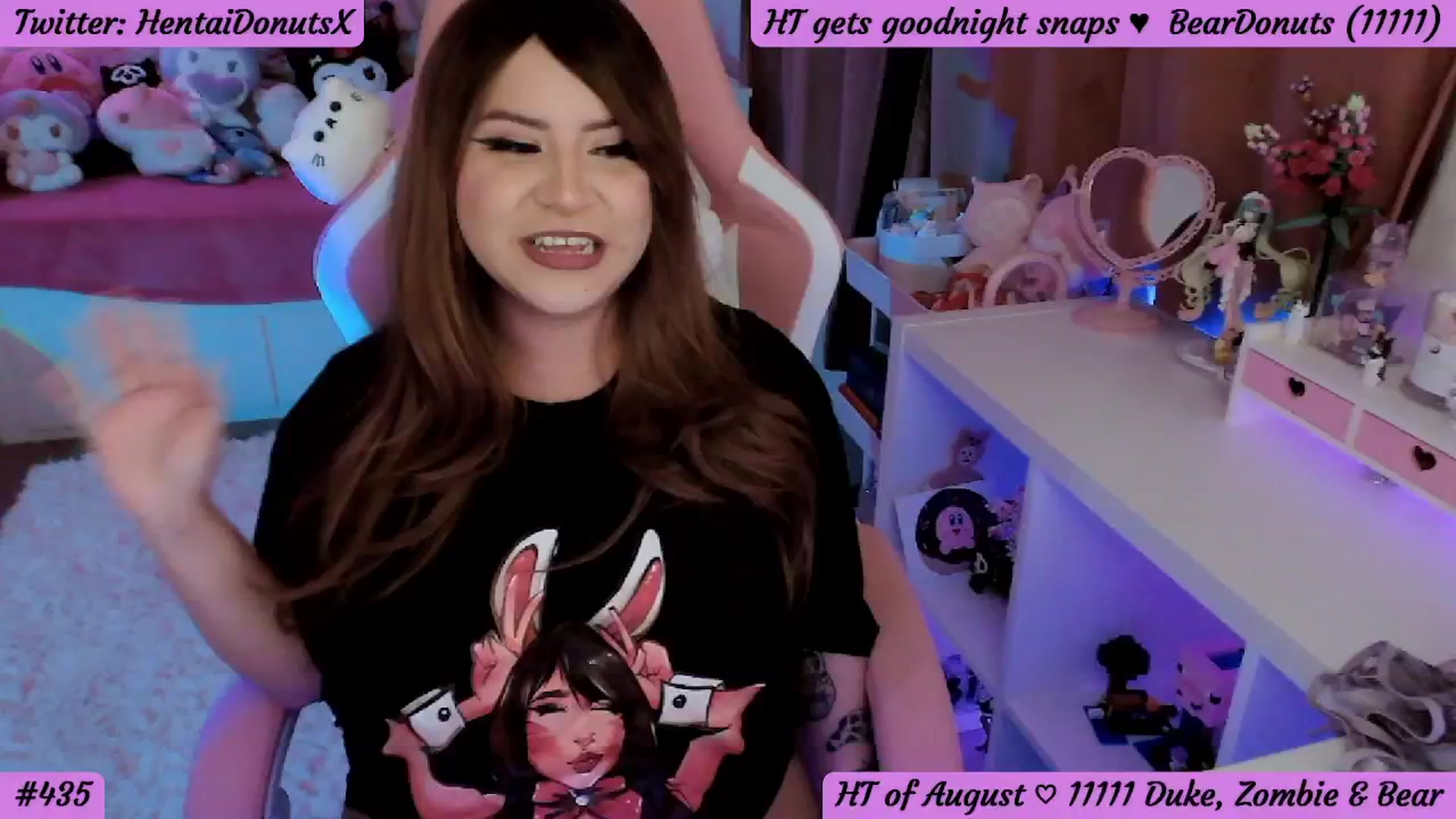 Gallery image thumbnail from HentaiDonuts's myfreecams stream on, 08/20/2024, 06:47 image 4 of 20