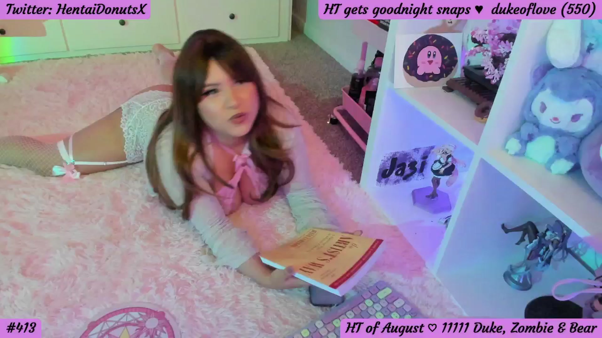 Gallery image thumbnail from HentaiDonuts's myfreecams stream on, 09/01/2024, 07:05 image 15 of 20