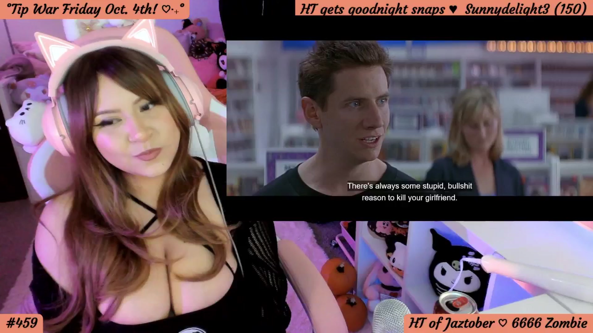 Gallery image thumbnail from HentaiDonuts's myfreecams stream on, 10/04/2024, 04:44 image 12 of 20