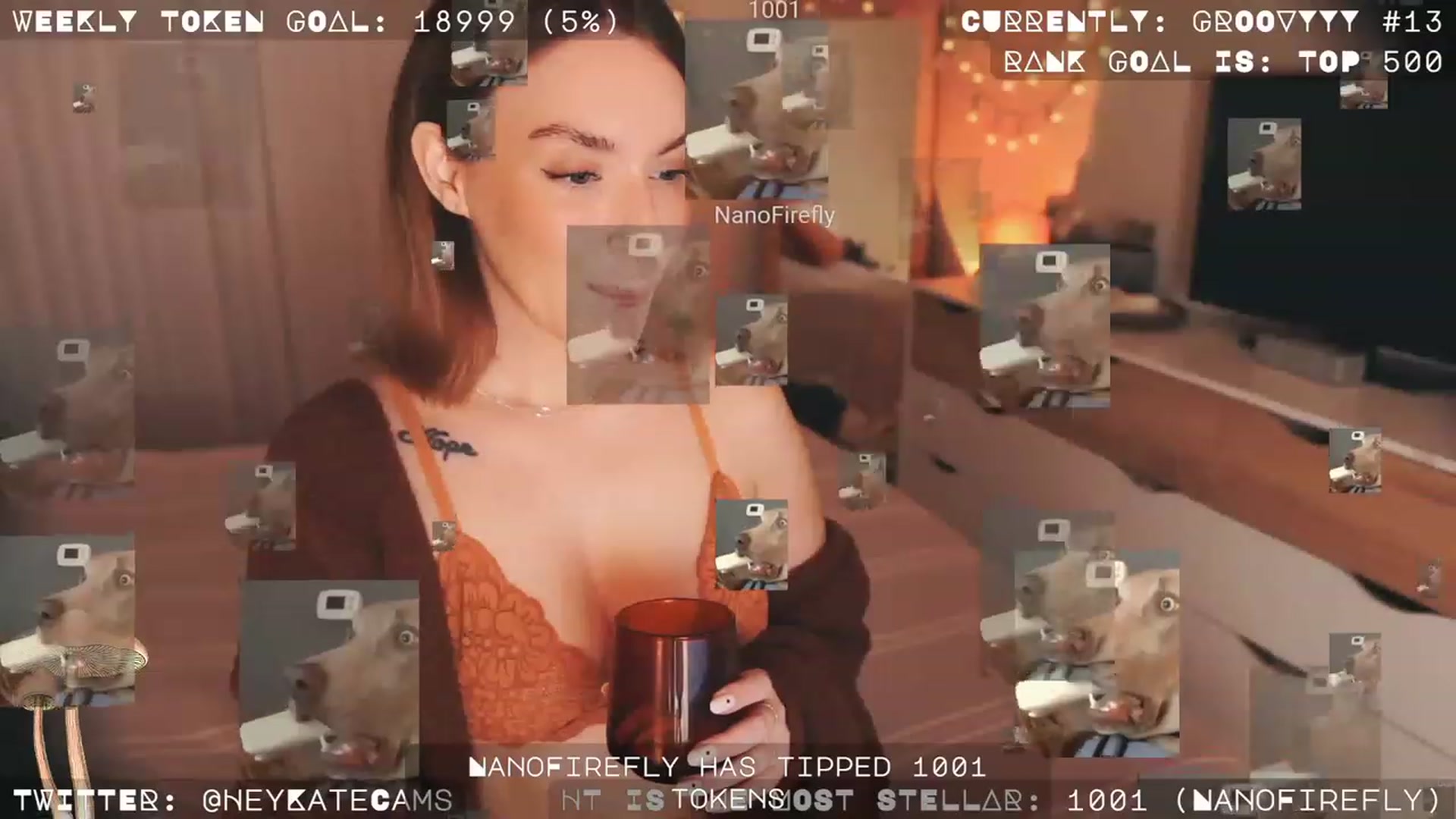Gallery image thumbnail from HeyKate's myfreecams stream on, 12/04/2022, 07:57 image 2 of 20