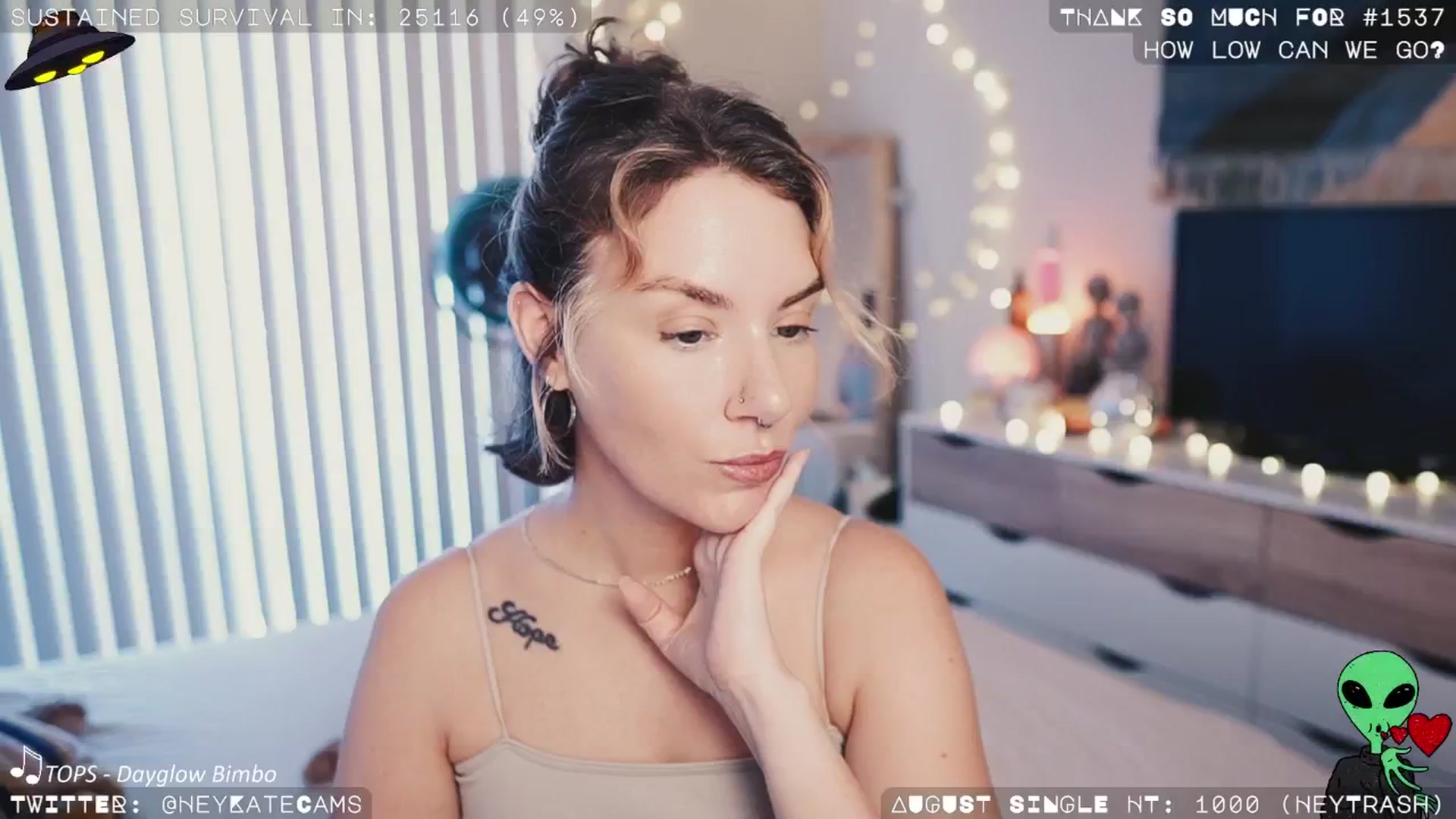 Gallery image thumbnail from HeyKate's myfreecams stream on, 08/22/2024, 22:18 image 1 of 20