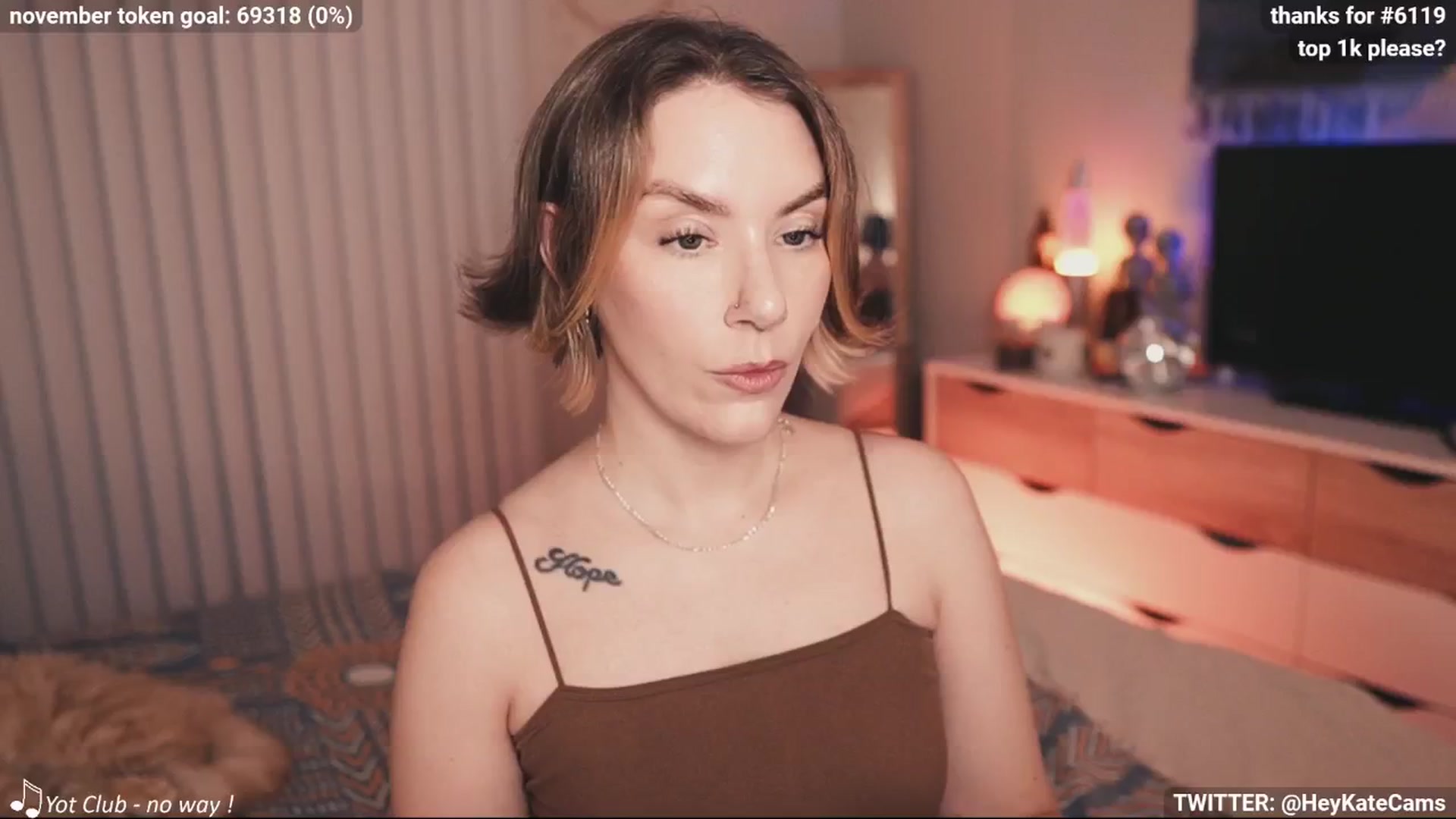 Gallery image thumbnail from HeyKate's myfreecams stream on, 11/08/2024, 03:24 image 6 of 20