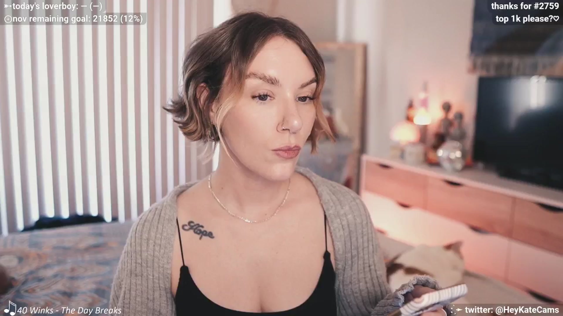 Gallery image thumbnail from HeyKate's myfreecams stream on, 11/26/2024, 01:33 image 1 of 20
