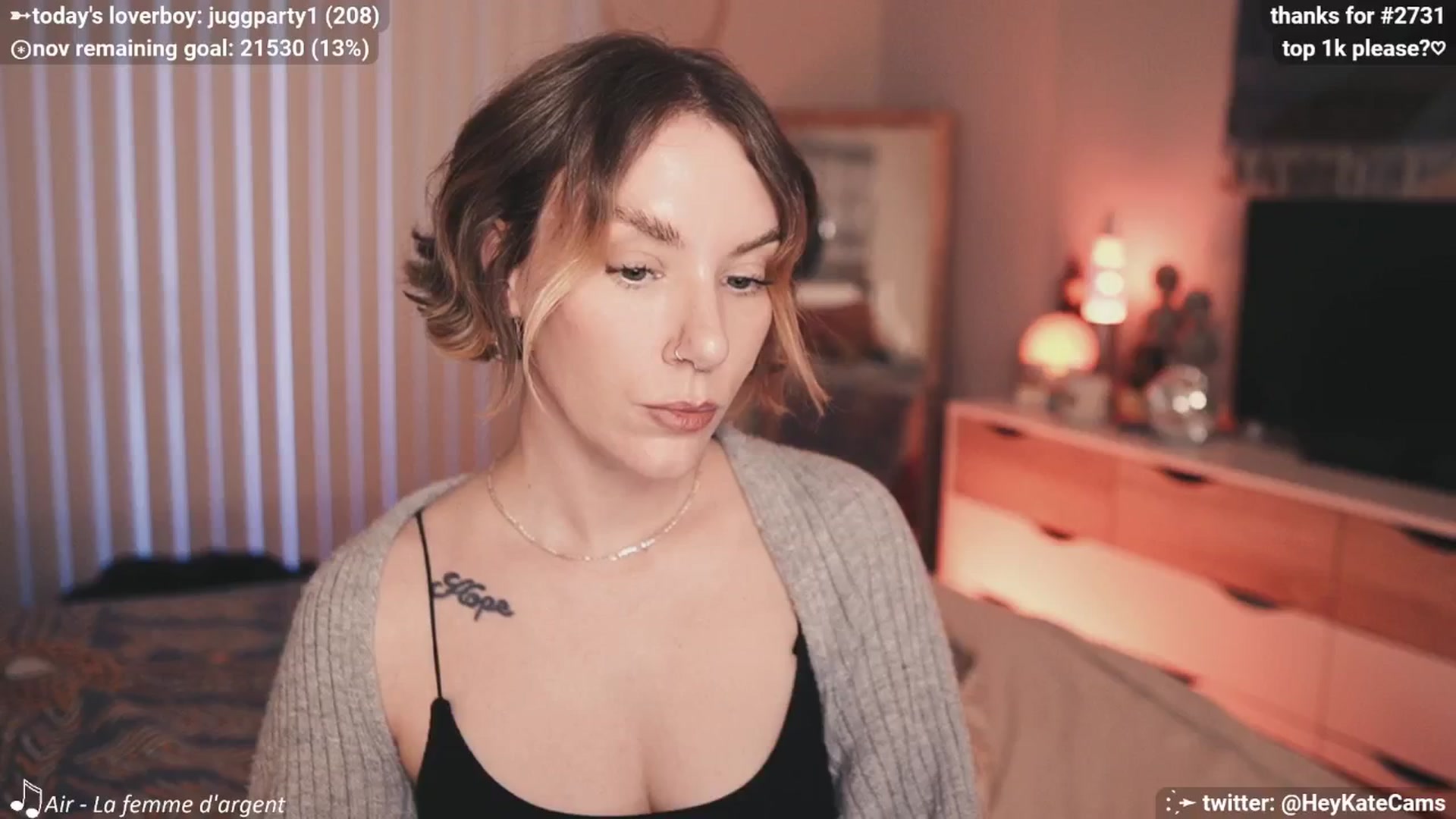 Gallery image thumbnail from HeyKate's myfreecams stream on, 11/26/2024, 01:33 image 11 of 20