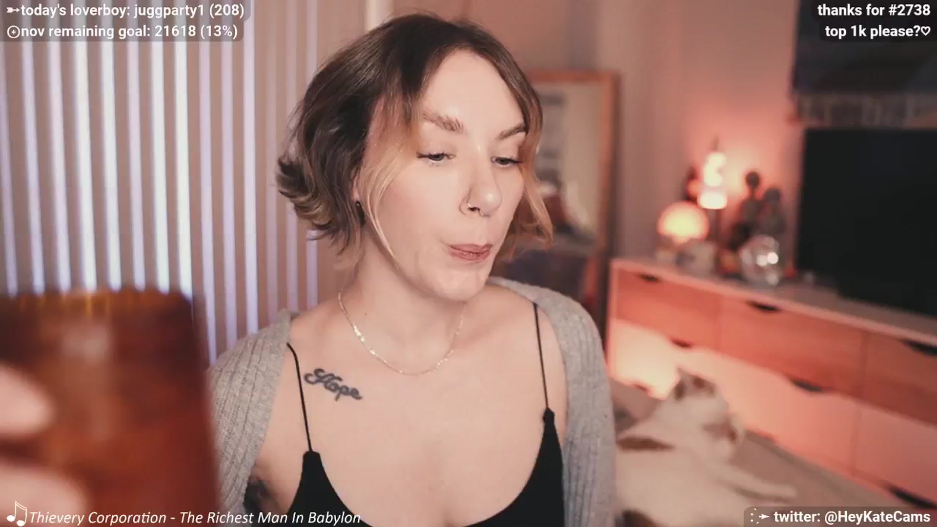 Gallery image thumbnail from HeyKate's myfreecams stream on, 11/26/2024, 01:33 image 8 of 20