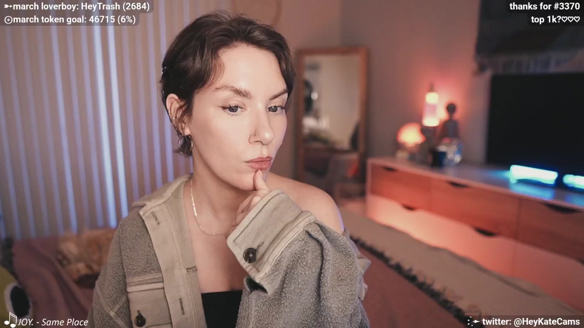 Gallery image thumbnail from HeyKate's myfreecams stream on, 03/08/2025, 02:18 image 5 of 20