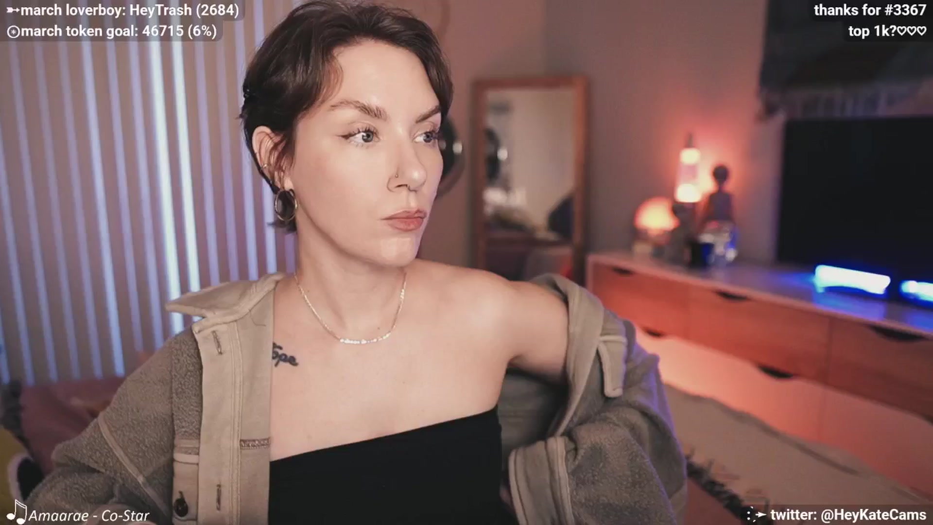 Gallery image thumbnail from HeyKate's myfreecams stream on, 03/08/2025, 02:18 image 1 of 20