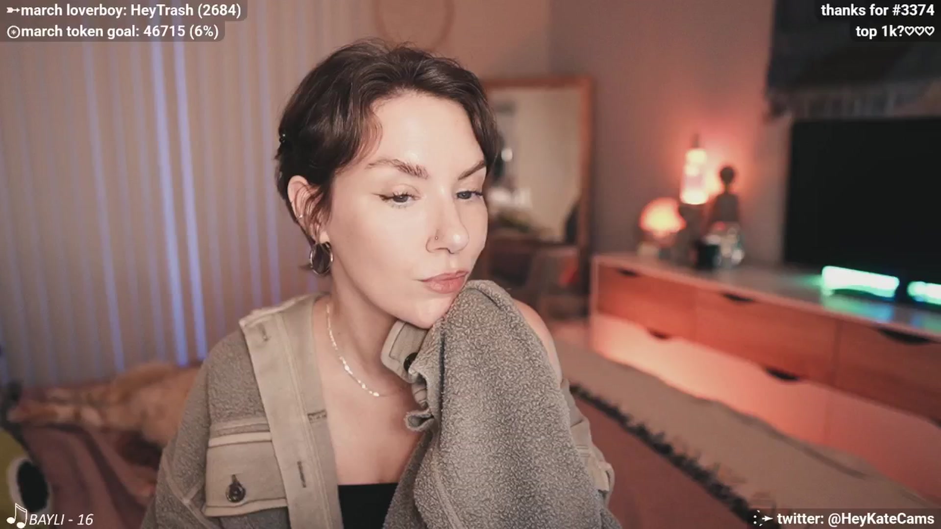 Gallery image thumbnail from HeyKate's myfreecams stream on, 03/08/2025, 02:18 image 10 of 20